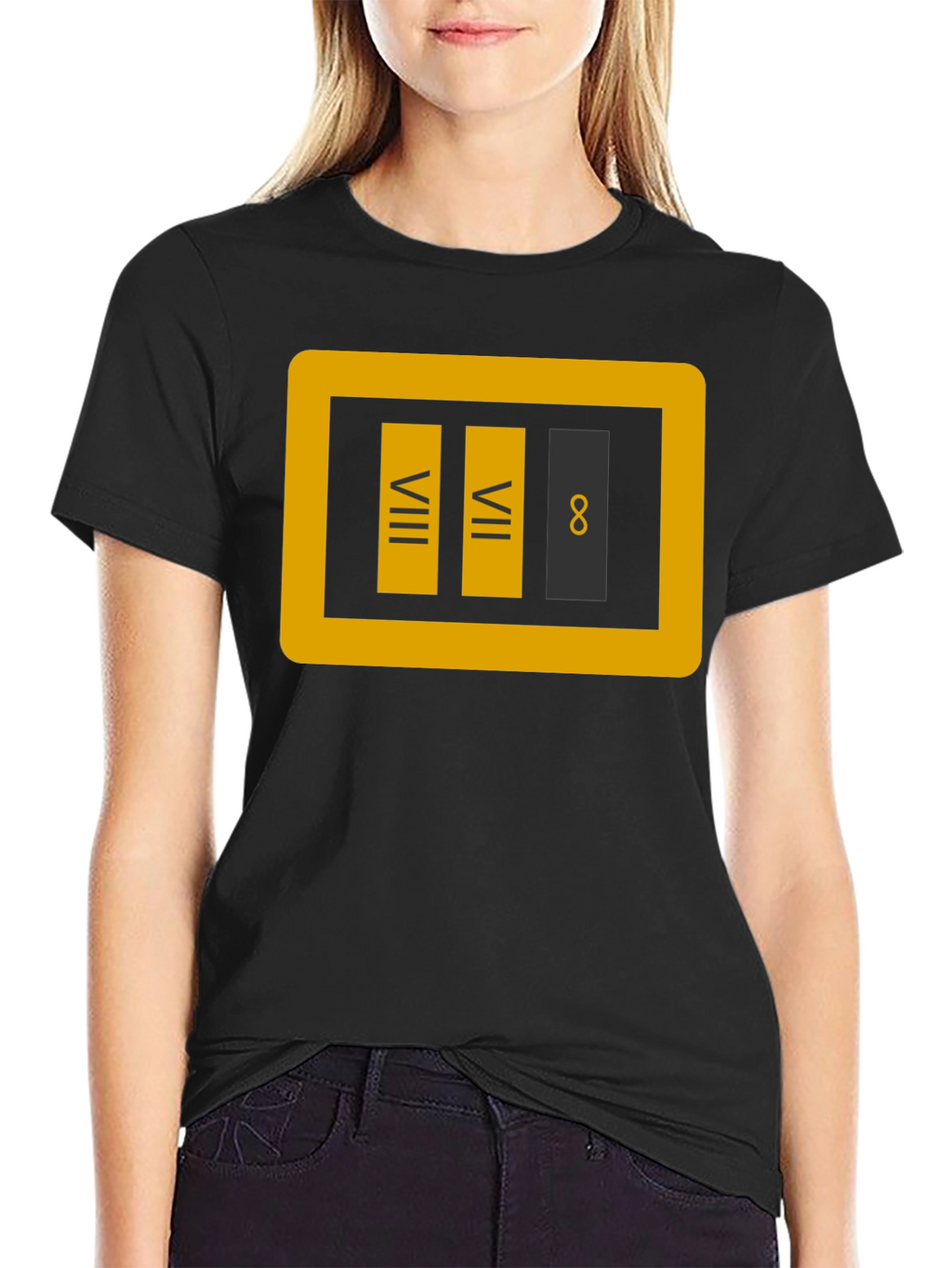VIII VII 8 T-Shirt - Geeky Novelty Tee
