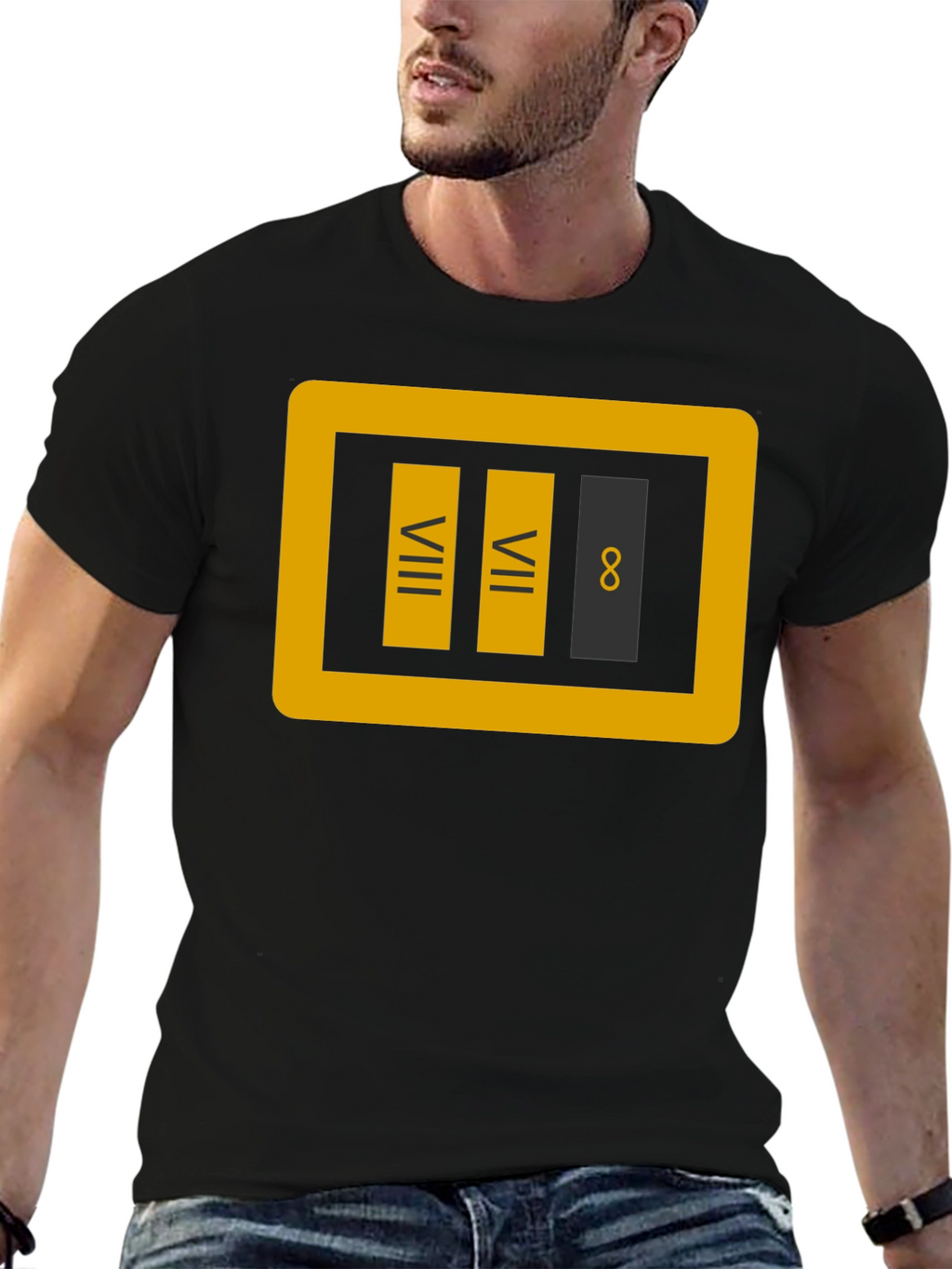 VIII VII 8 T-Shirt - Geeky Novelty Tee