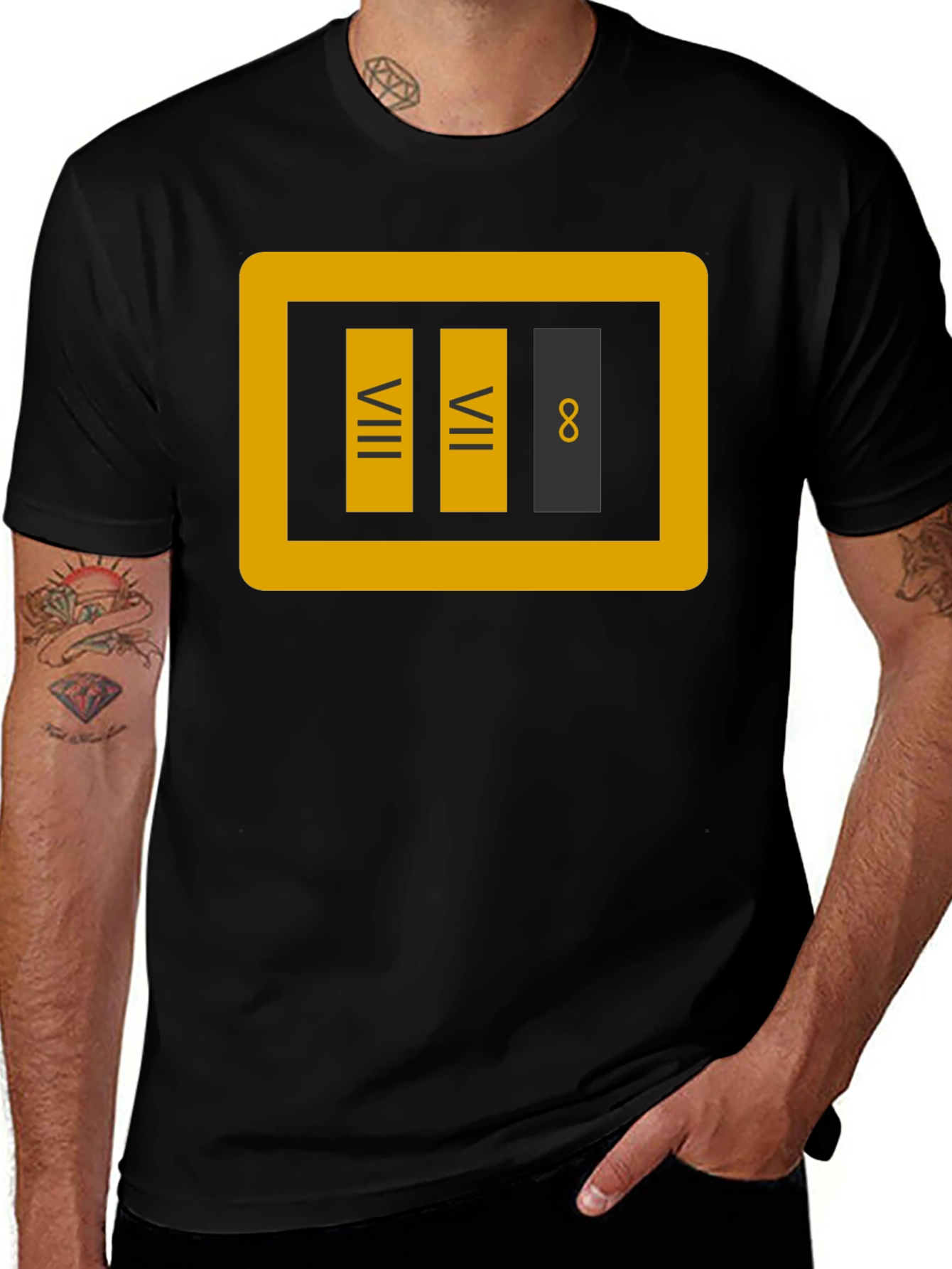 VIII VII 8 T-Shirt - Geeky Novelty Tee