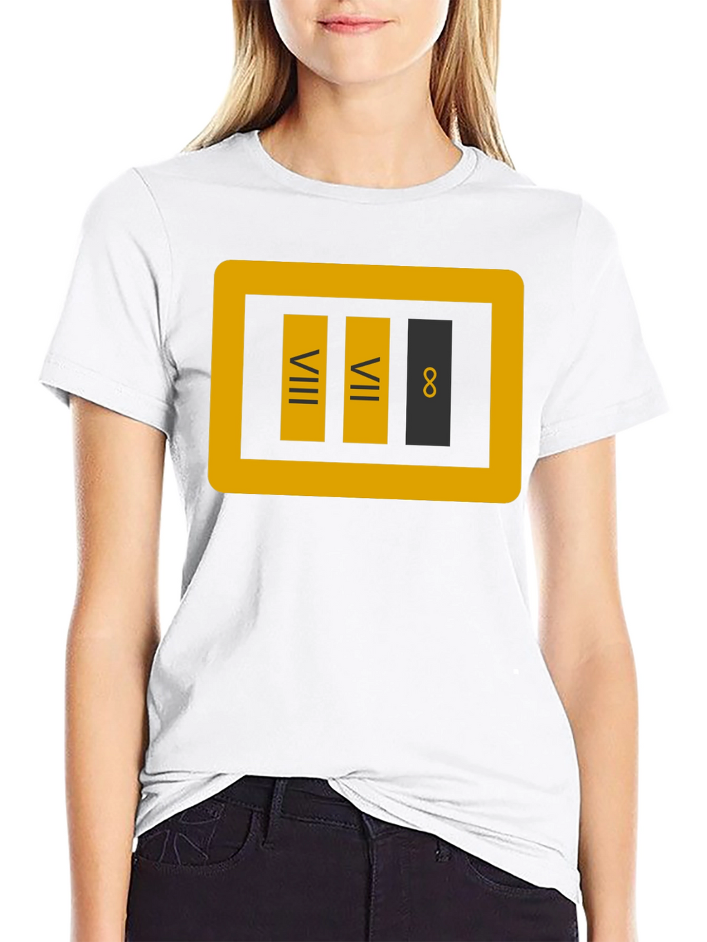 VIII VII 8 T-Shirt - Geeky Novelty Tee