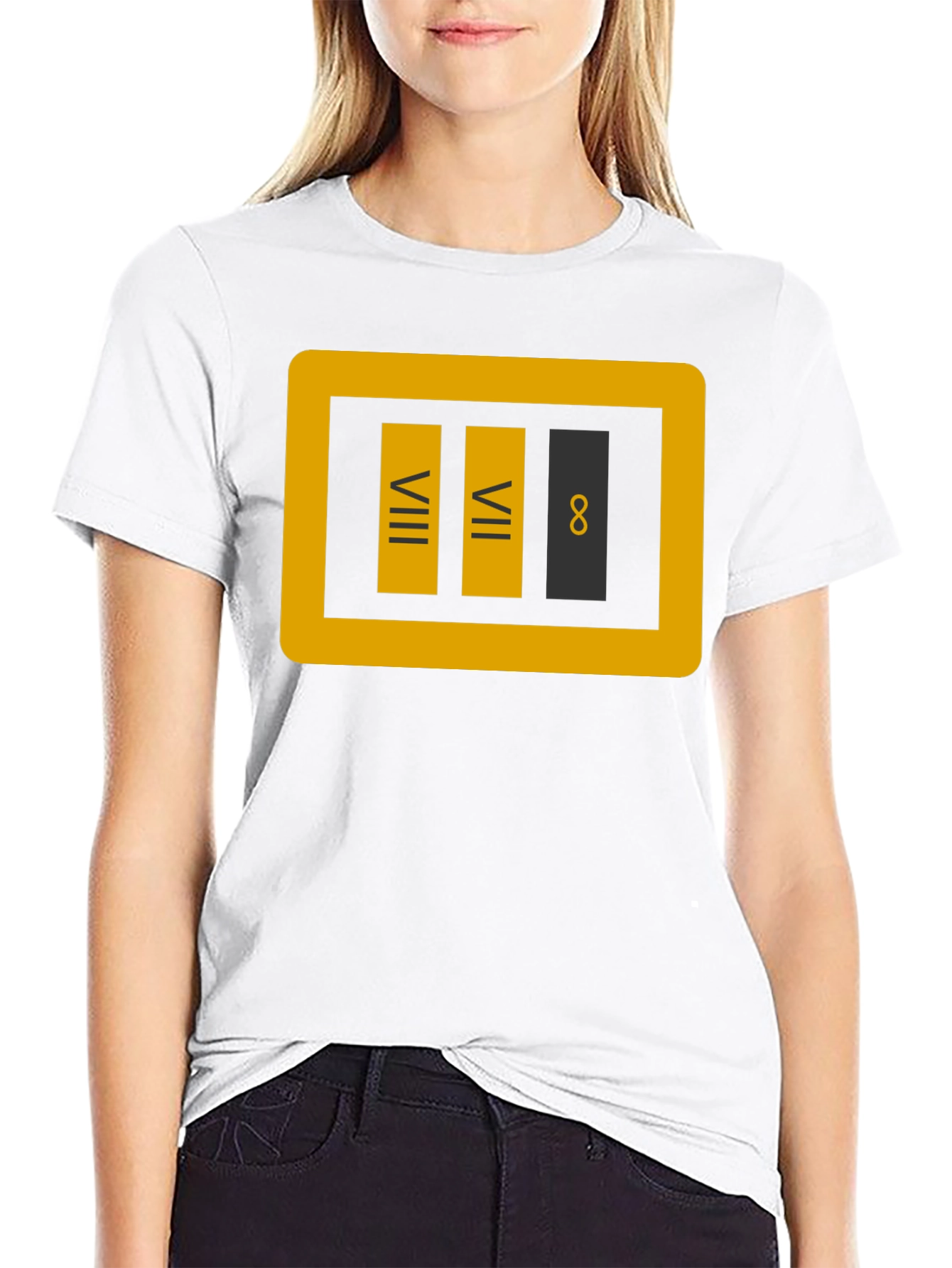 VIII VII 8 T-Shirt - Geeky Novelty Tee