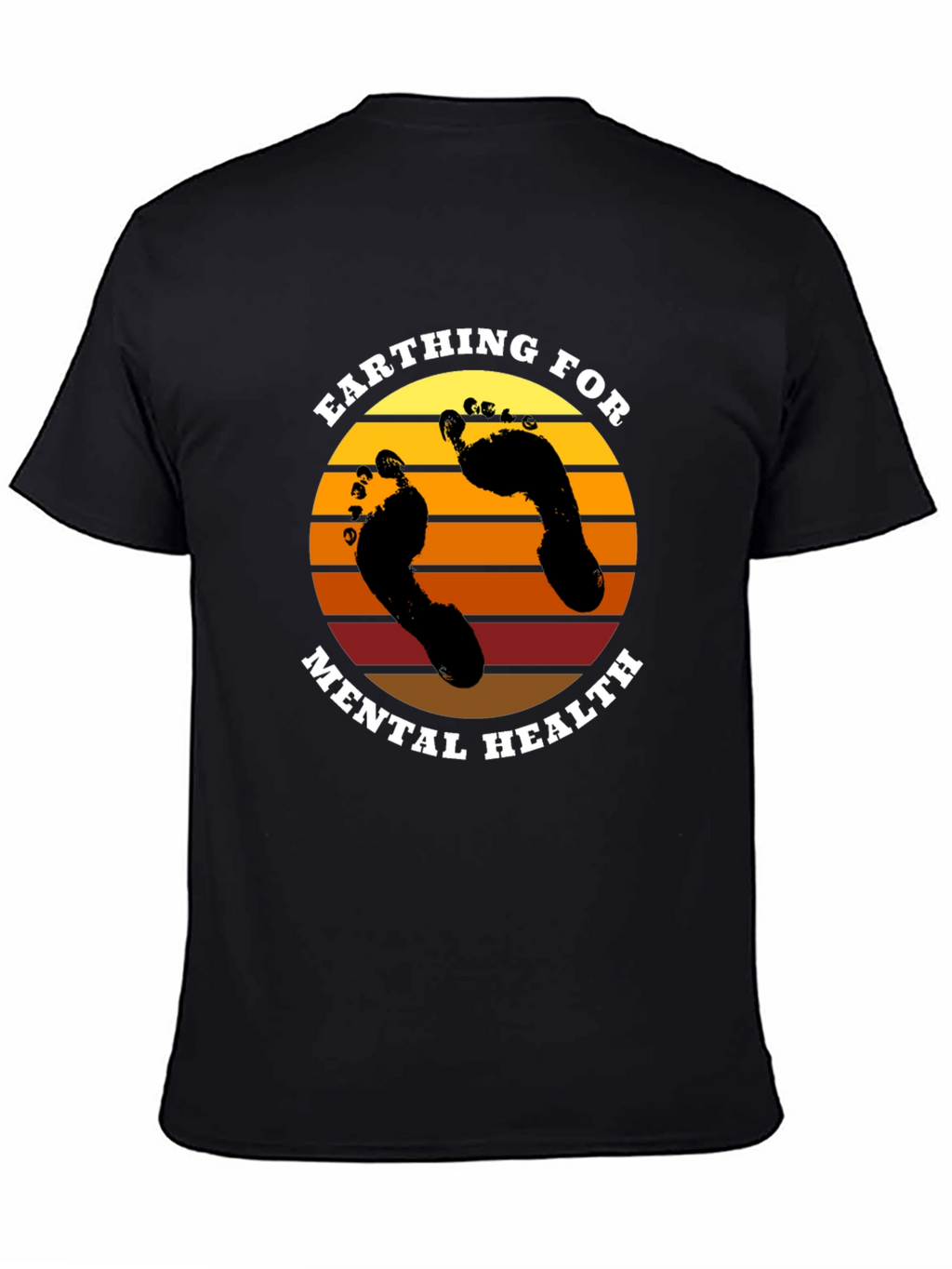 Earthing for Mental Health Graphic T-Shirt