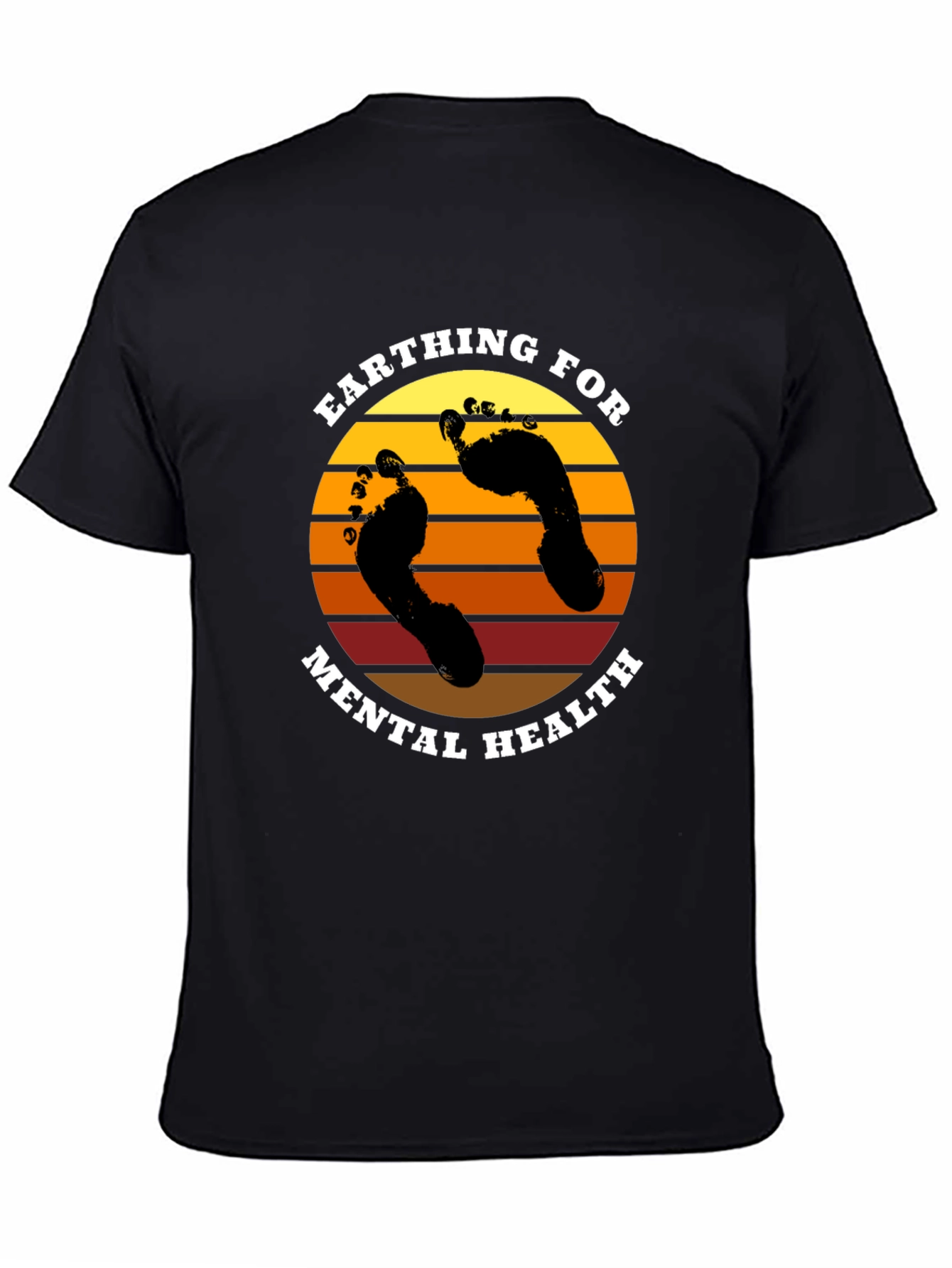 Earthing for Mental Health Graphic T-Shirt