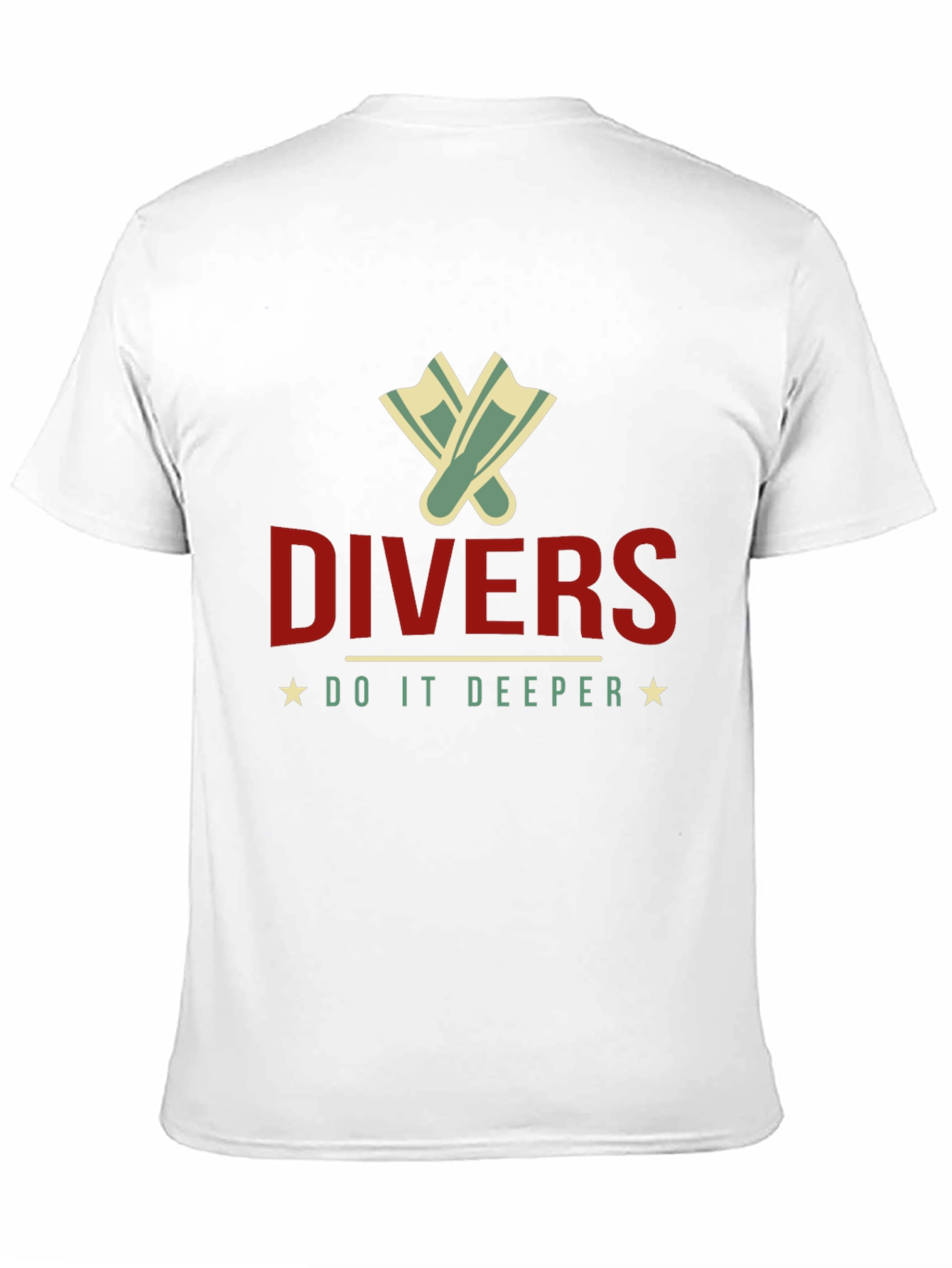 DIVERS Do It Deeper Black Graphic T-Shirt