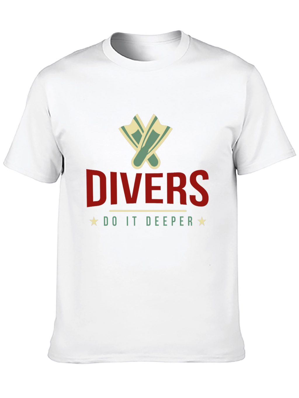 DIVERS Do It Deeper Black Graphic T-Shirt
