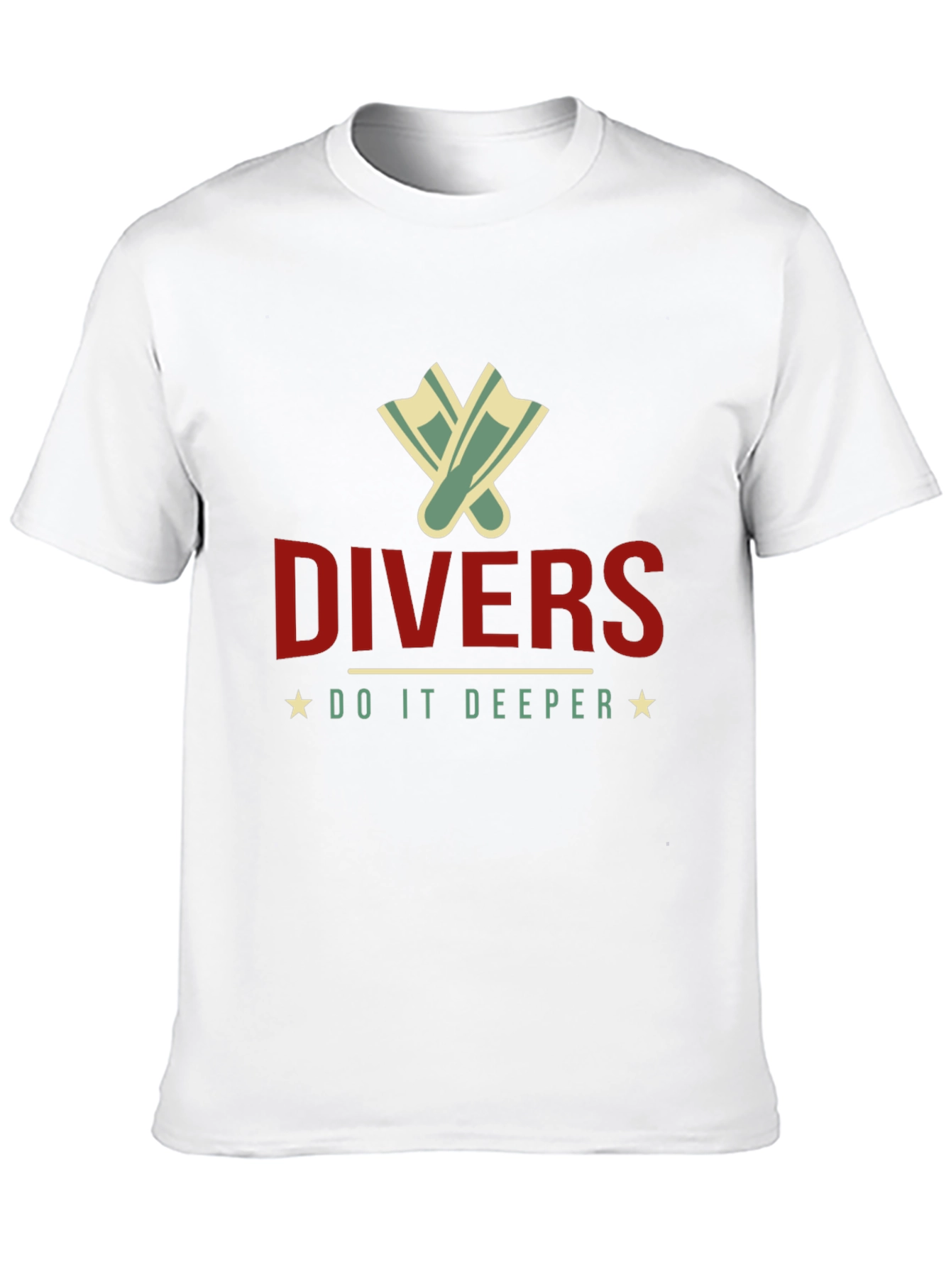 DIVERS Do It Deeper Black Graphic T-Shirt