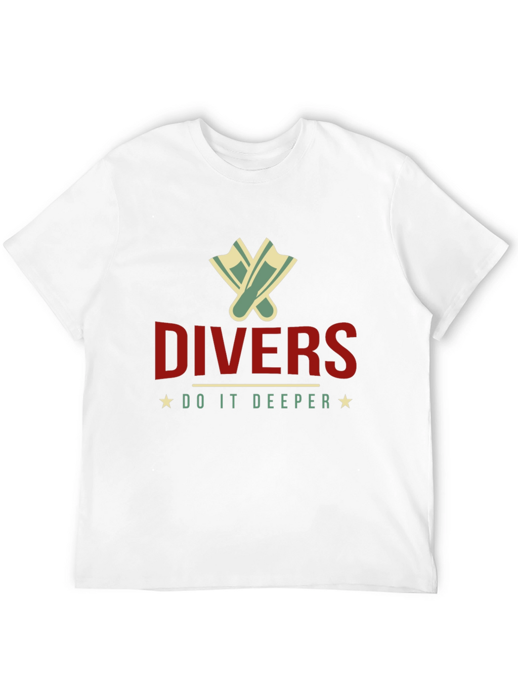 DIVERS Do It Deeper Black Graphic T-Shirt
