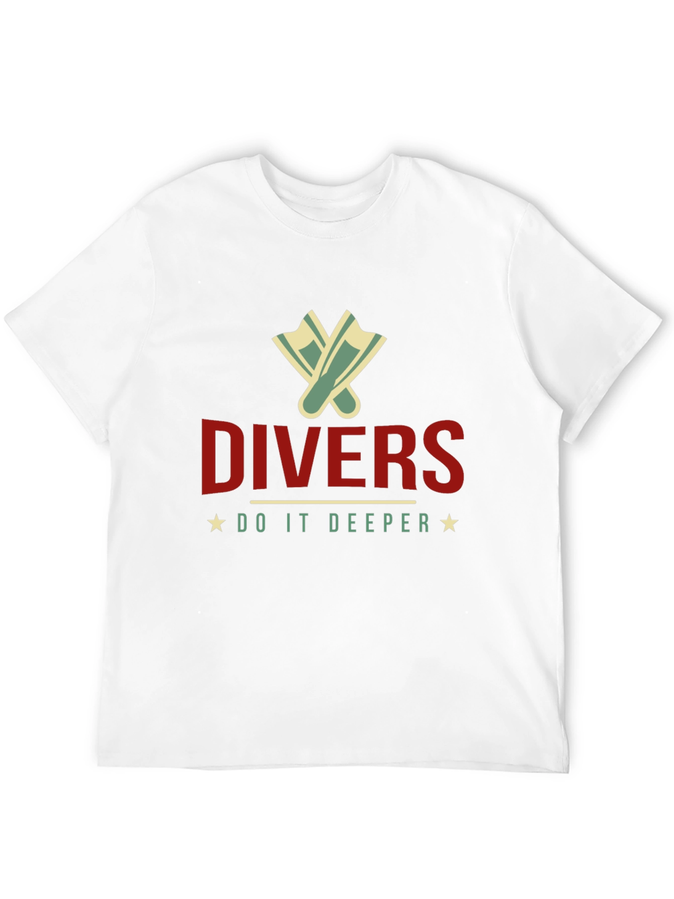 DIVERS Do It Deeper Black Graphic T-Shirt
