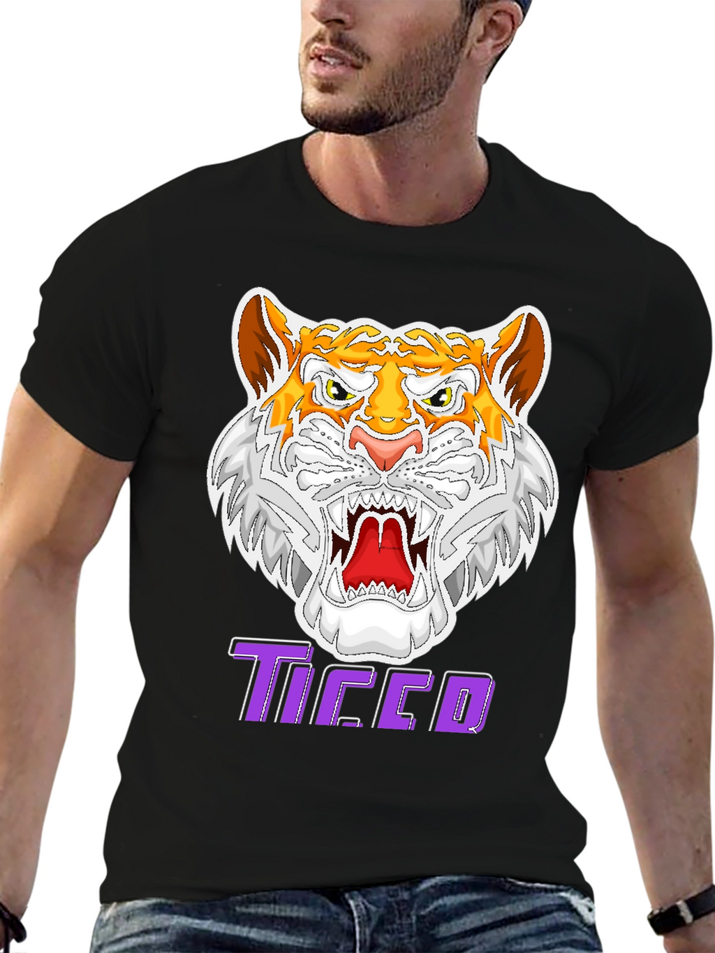 Fierce Tiger Graphic Tee - Bold Style