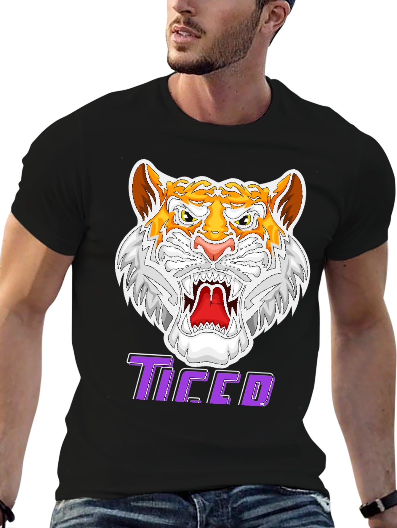 Fierce Tiger Graphic Tee - Bold Style