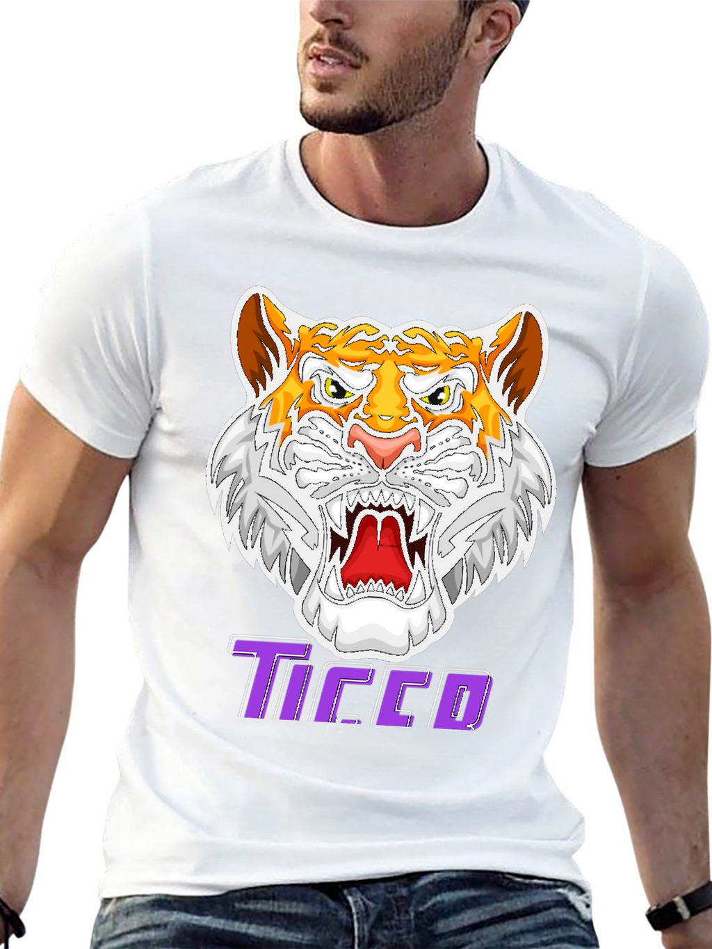 Fierce Tiger Graphic Tee - Bold Style