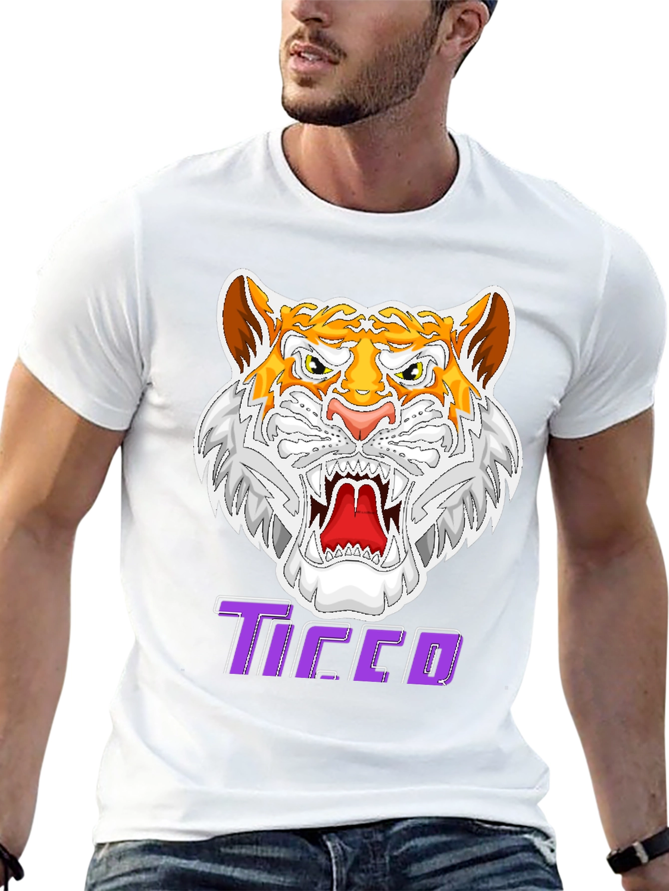 Fierce Tiger Graphic Tee - Bold Style