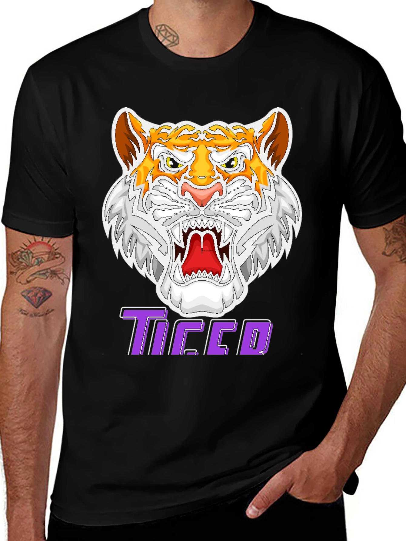 Fierce Tiger Graphic Tee - Bold Style