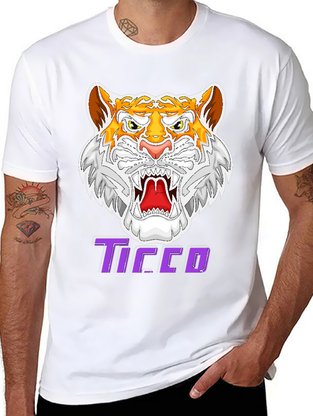 Fierce Tiger Graphic Tee - Bold Style