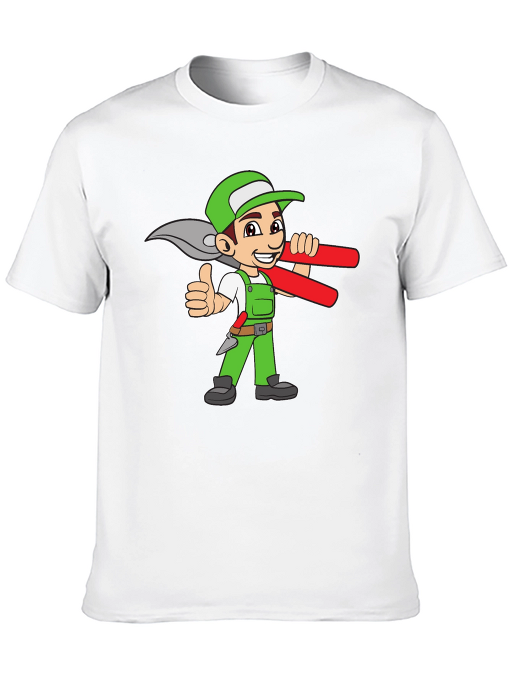 Gardener Cartoon Graphic T-Shirt