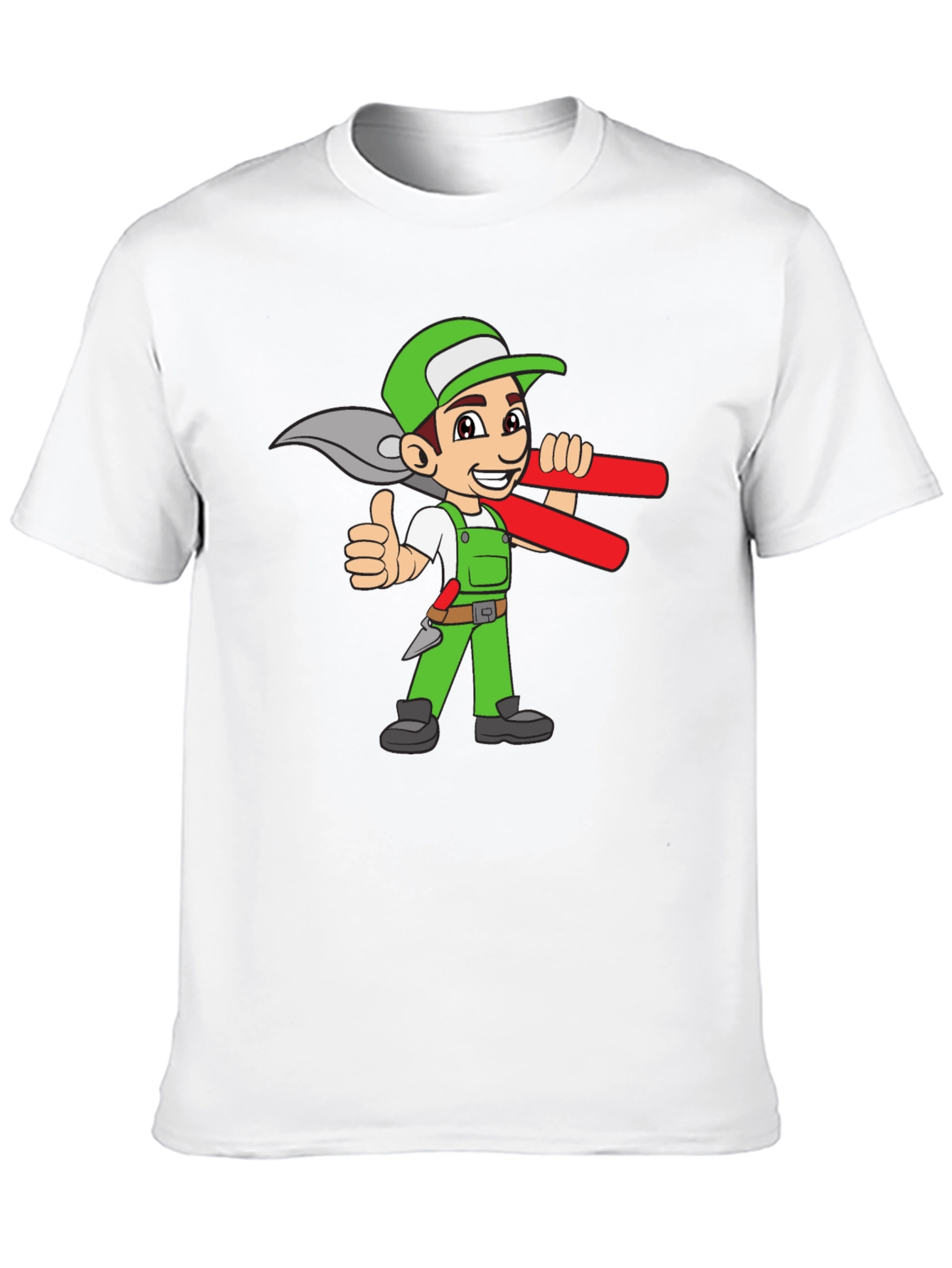 Gardener Cartoon Graphic T-Shirt