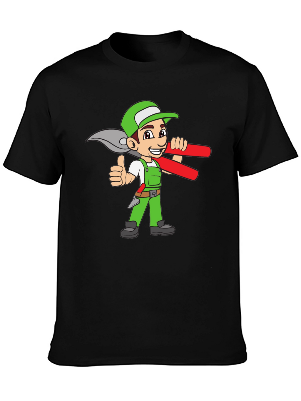 Gardener Cartoon Graphic T-Shirt