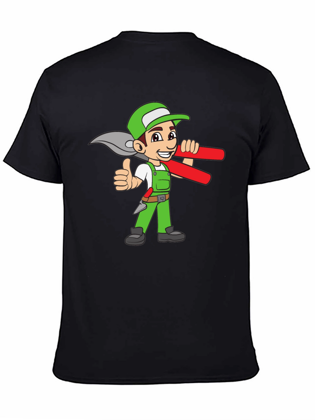 Gardener Cartoon Graphic T-Shirt