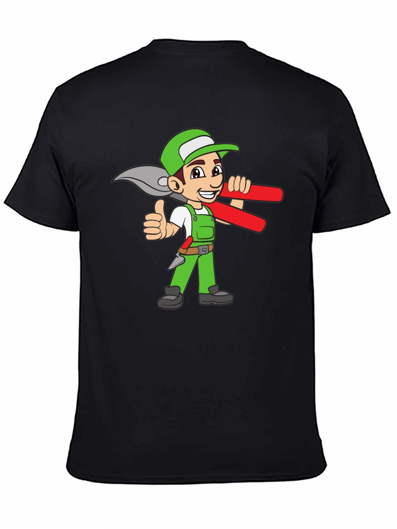 Gardener Cartoon Graphic T-Shirt