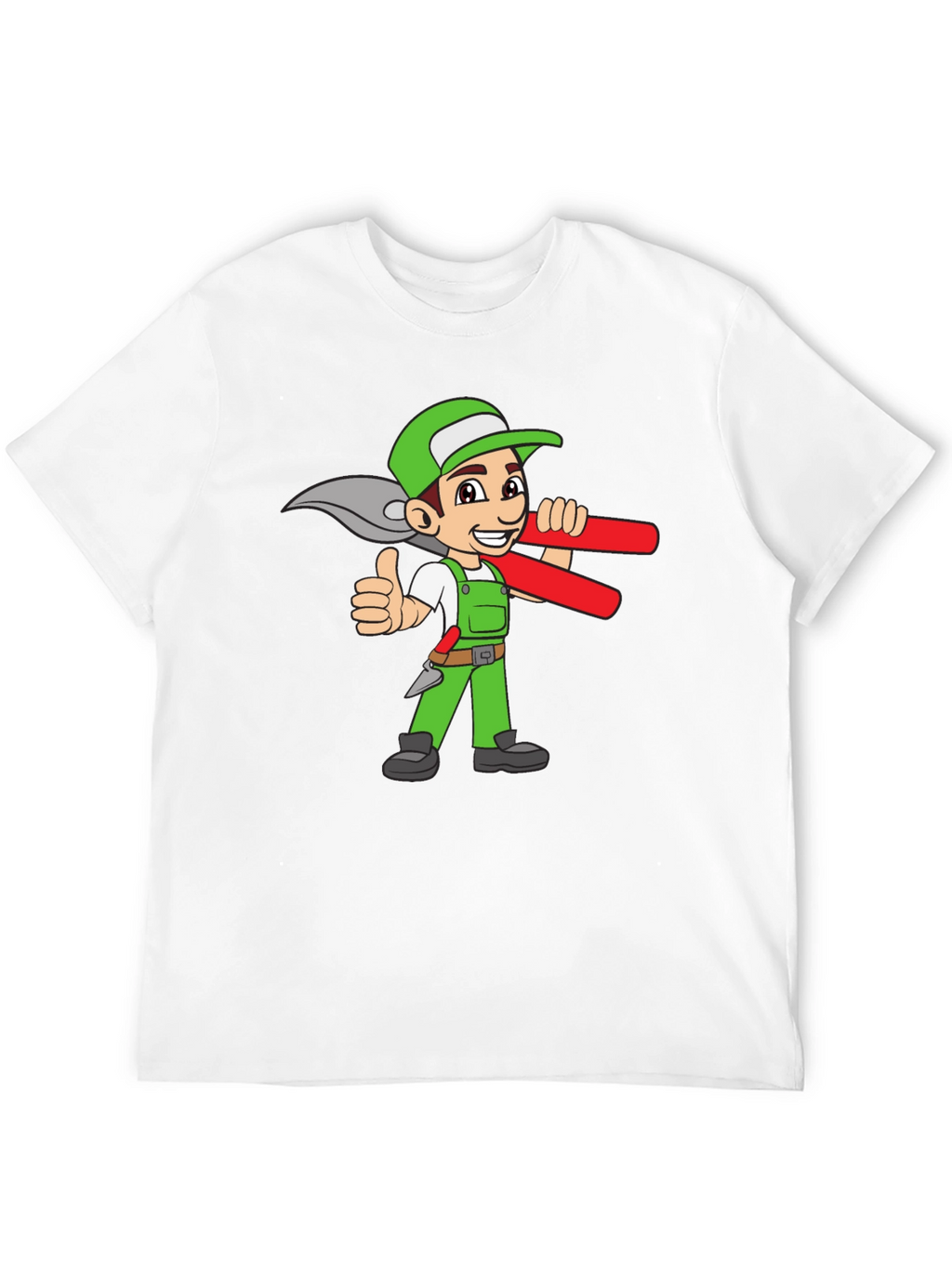 Gardener Cartoon Graphic T-Shirt
