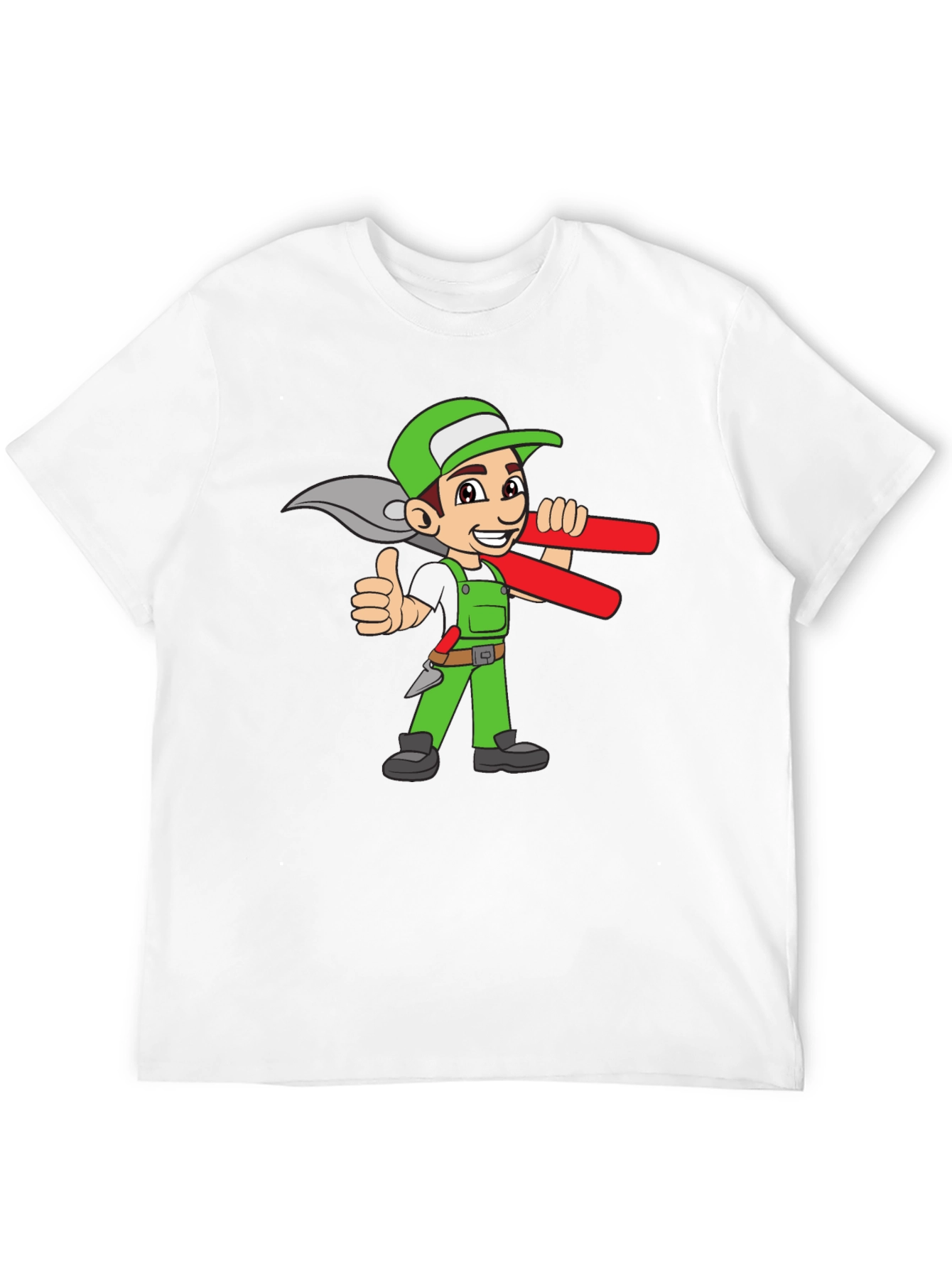 Gardener Cartoon Graphic T-Shirt