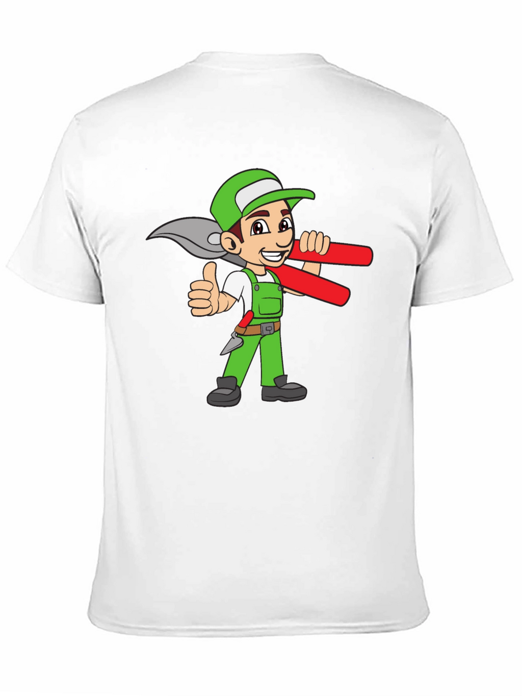 Gardener Cartoon Graphic T-Shirt