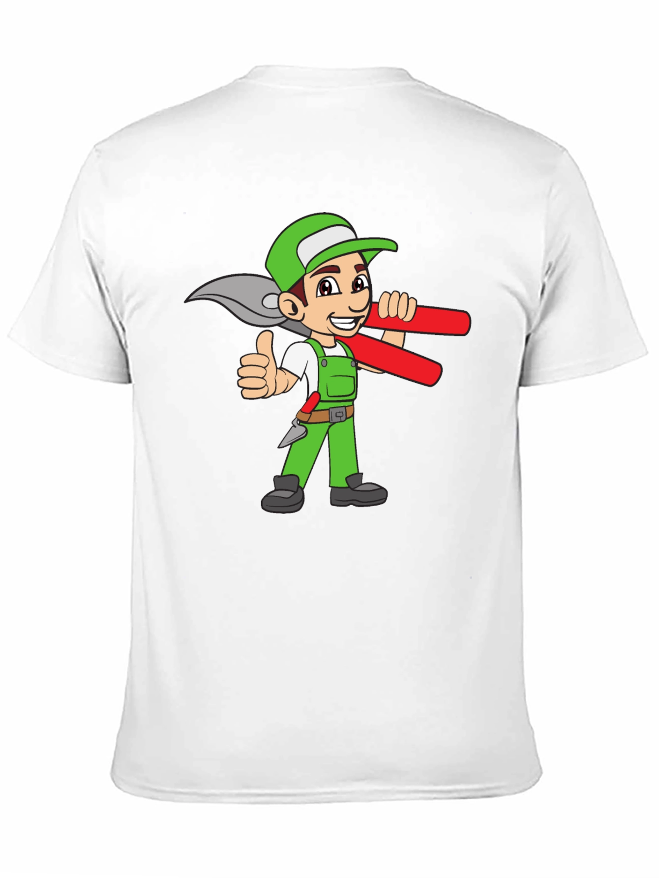 Gardener Cartoon Graphic T-Shirt