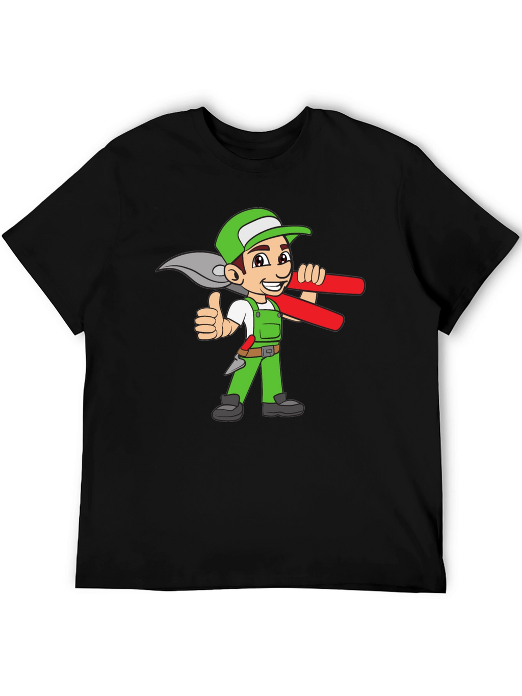 Gardener Cartoon Graphic T-Shirt