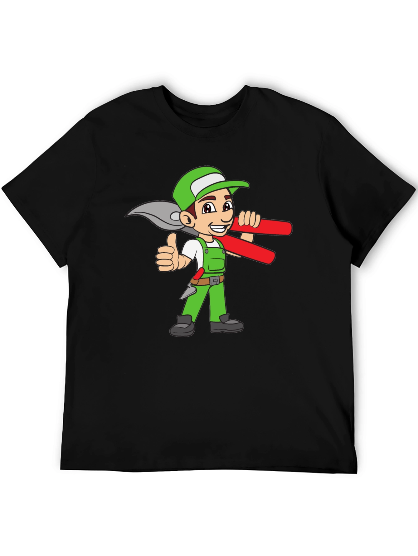 Gardener Cartoon Graphic T-Shirt
