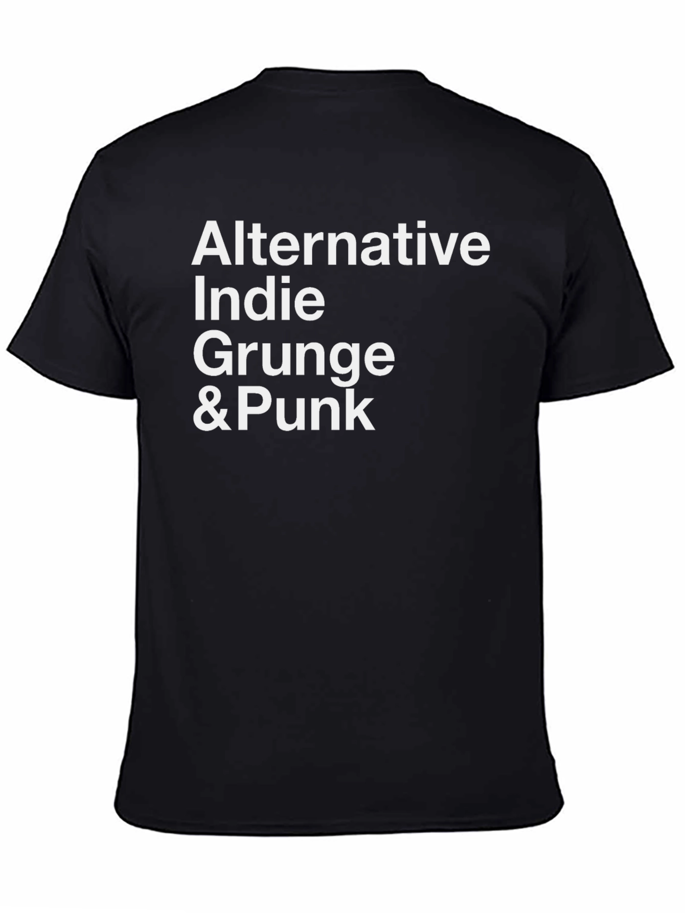 Alternative Indie Grunge & Punk Black T-Shirt