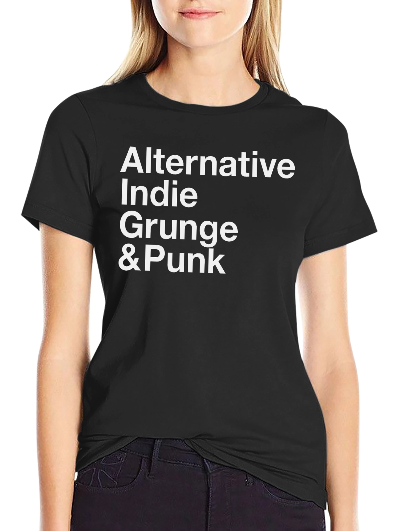 Alternative Indie Grunge & Punk Black T-Shirt