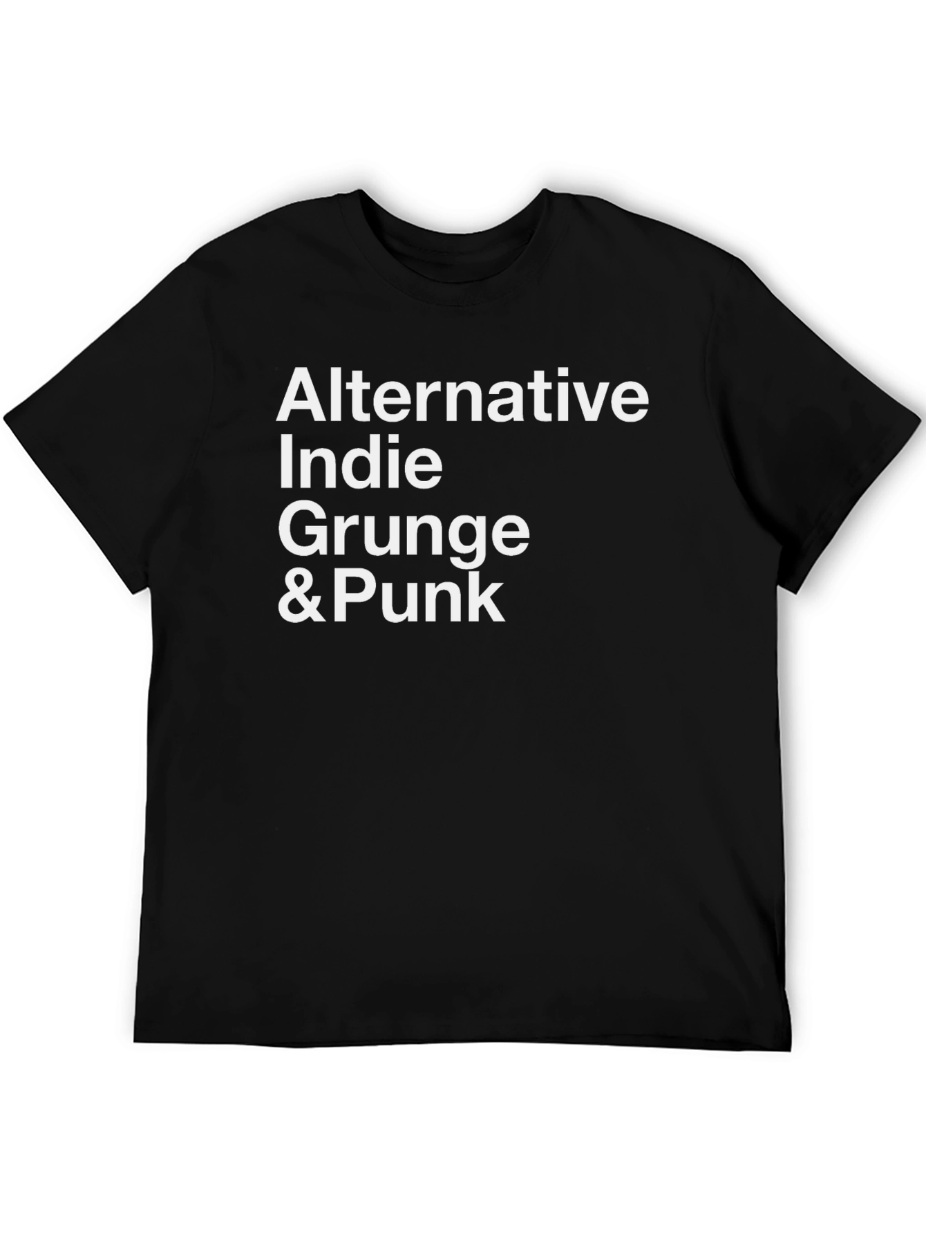 Alternative Indie Grunge & Punk Black T-Shirt