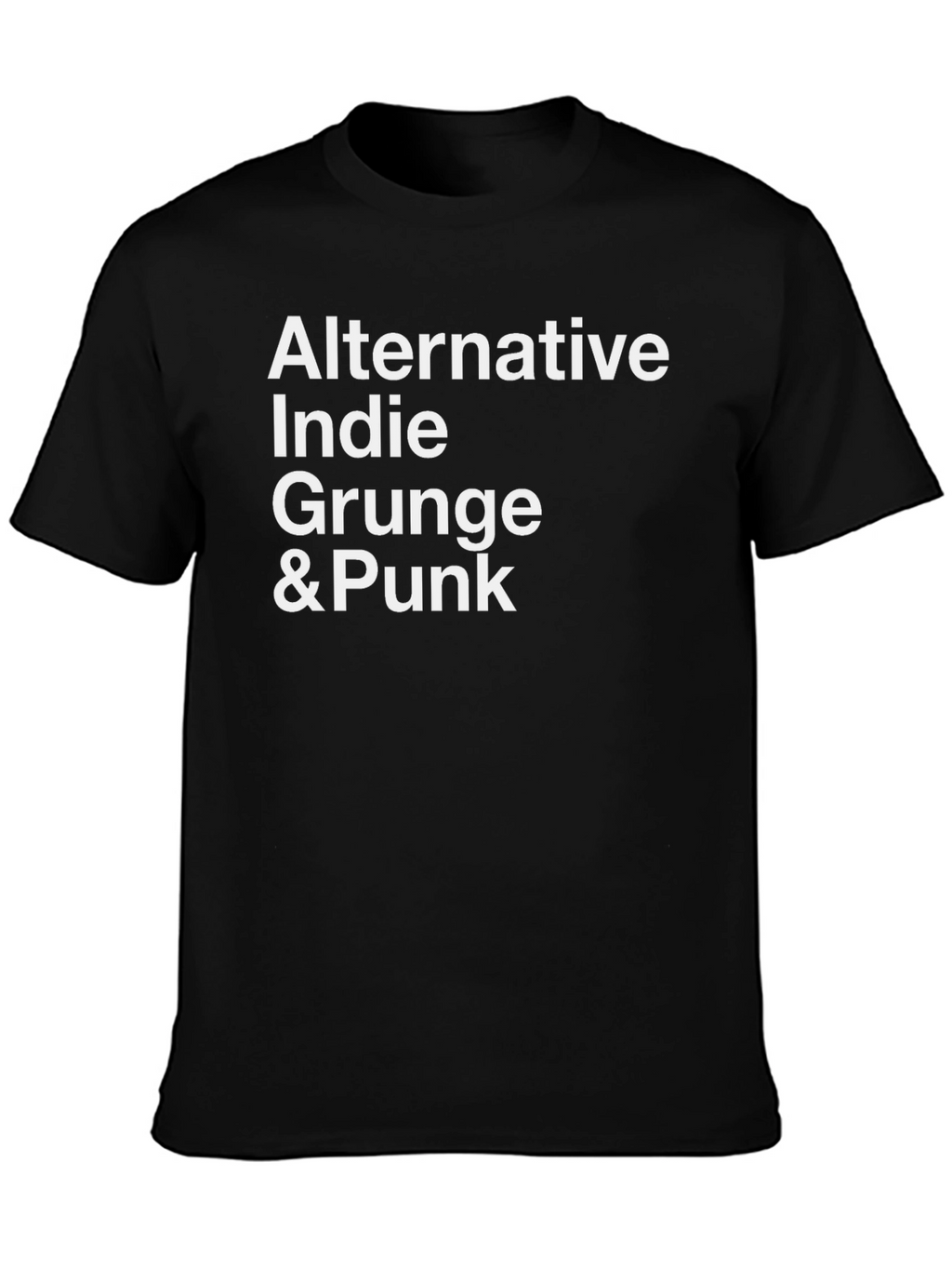 Alternative Indie Grunge & Punk Black T-Shirt