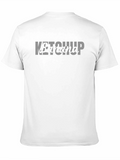 Ketchup Banana Graphic Tee - Funny Novelty Shirt
