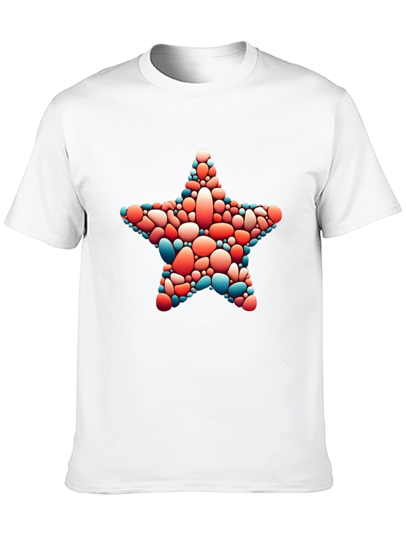 Star Pebble Graphic Tee - Casual Black T-Shirt
