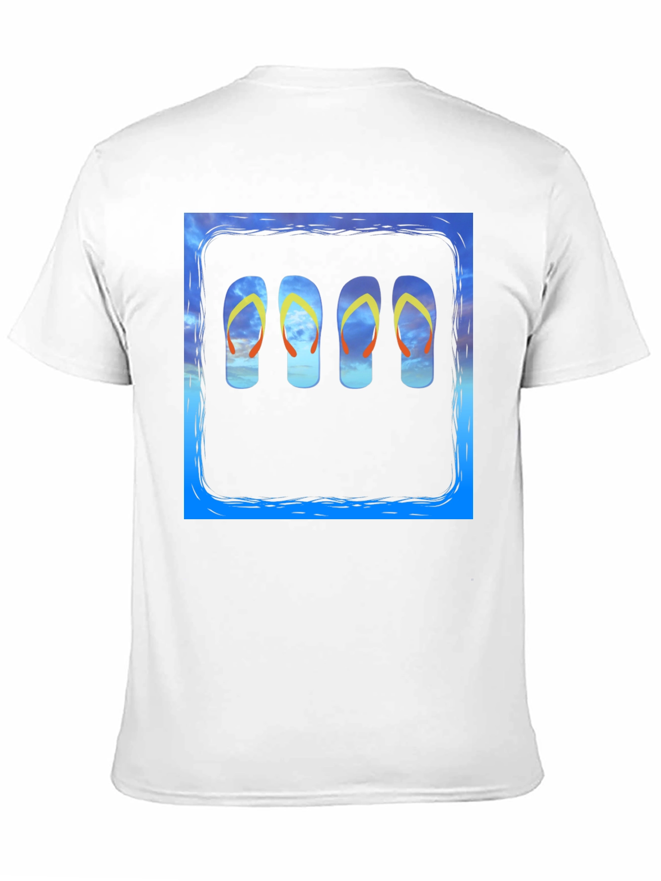 Flip Flop Sky T-Shirt - Beach Vibes