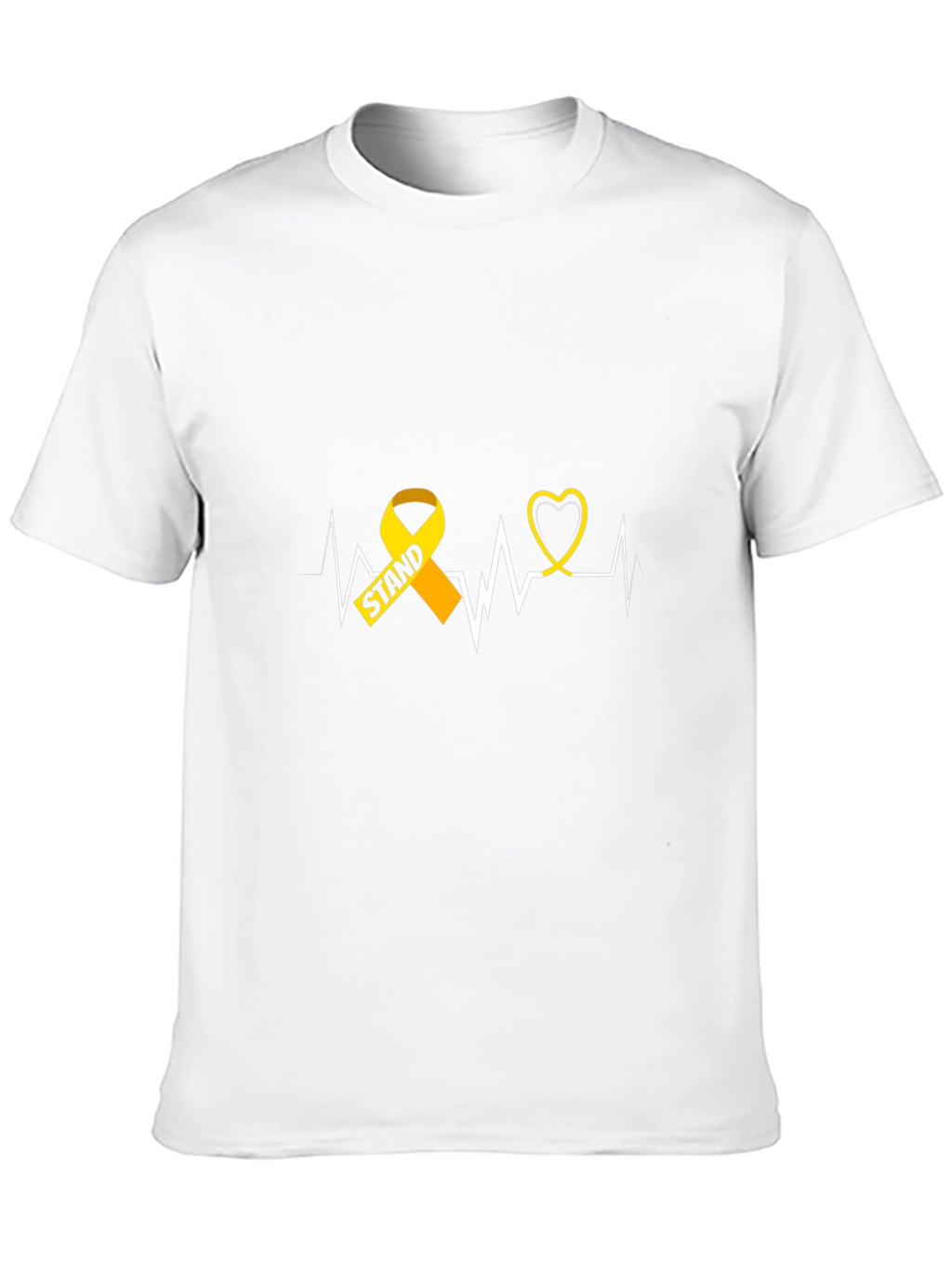 Stand Ribbon Heartbeat T-Shirt