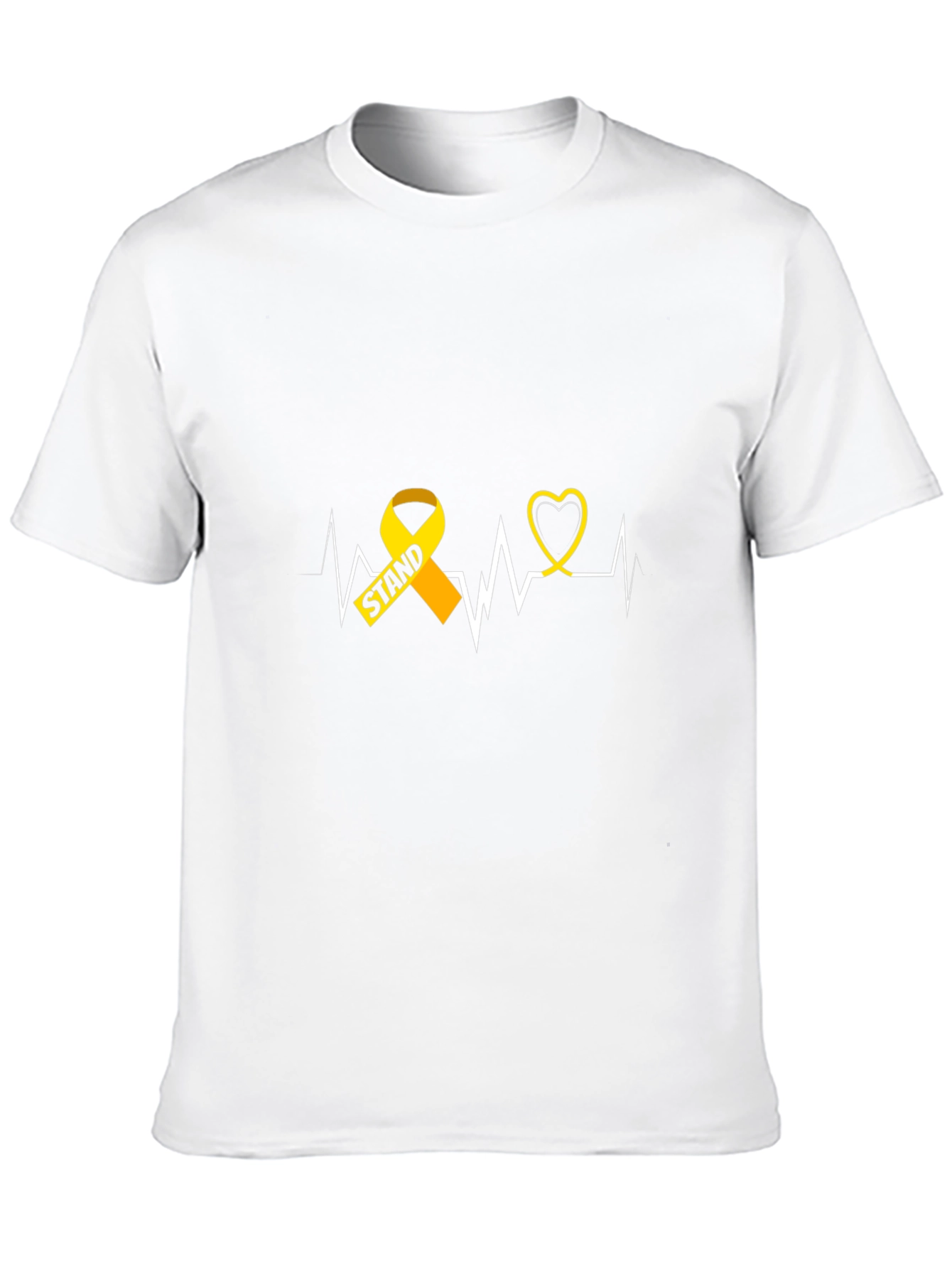 Stand Ribbon Heartbeat T-Shirt