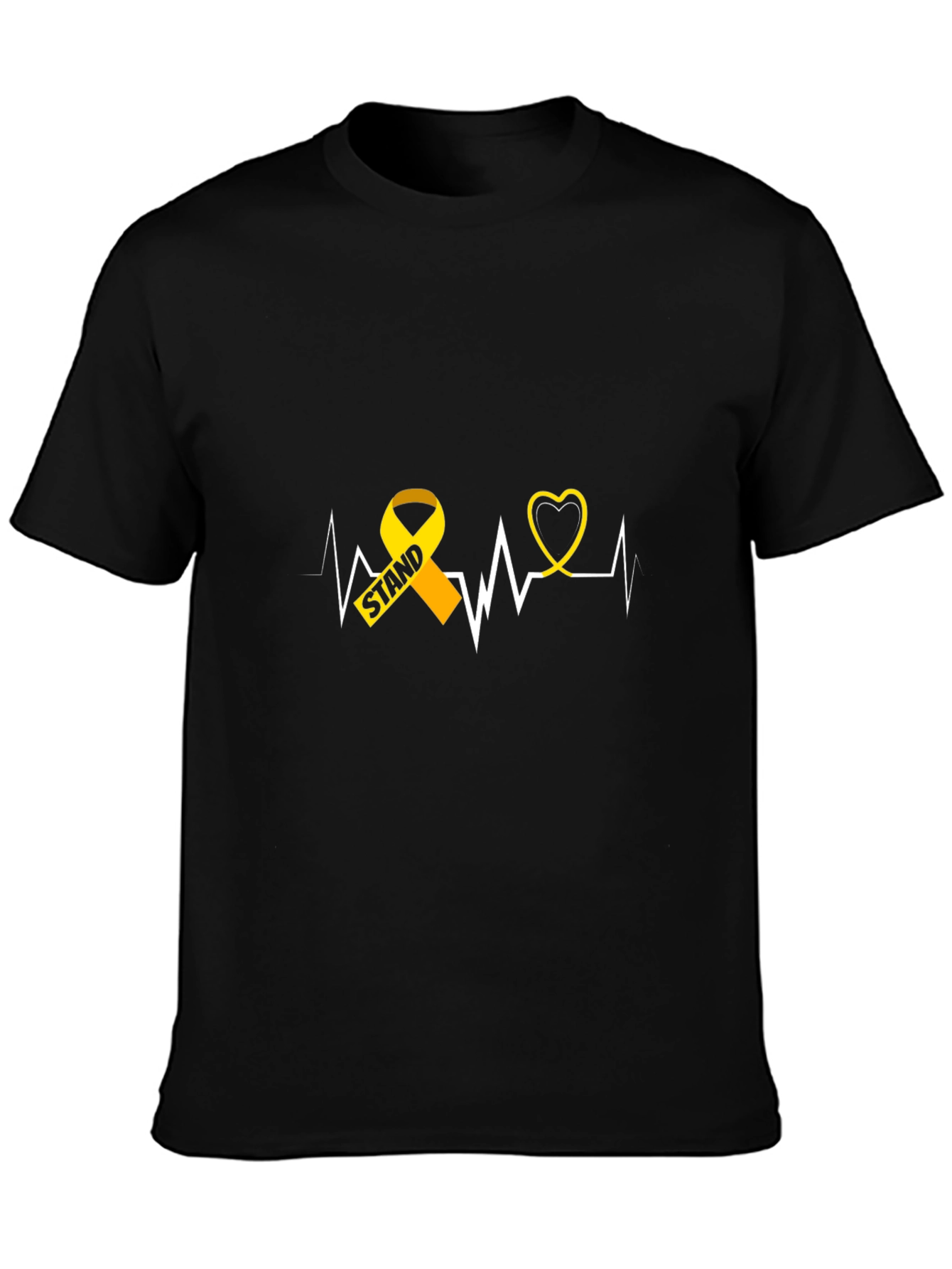 Stand Ribbon Heartbeat T-Shirt