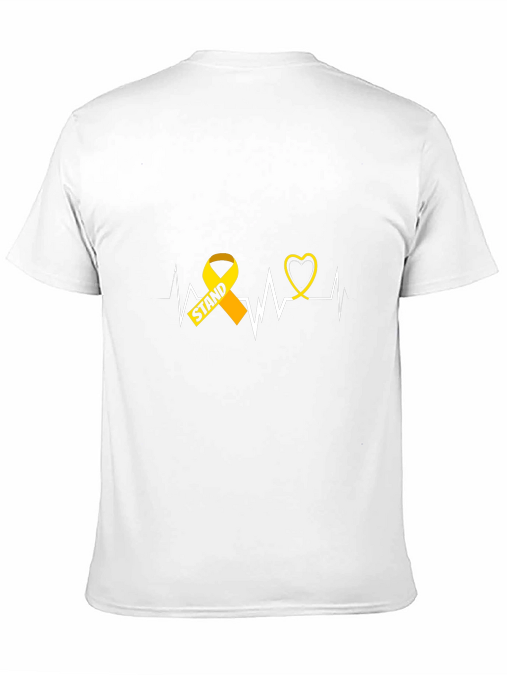 Stand Ribbon Heartbeat T-Shirt