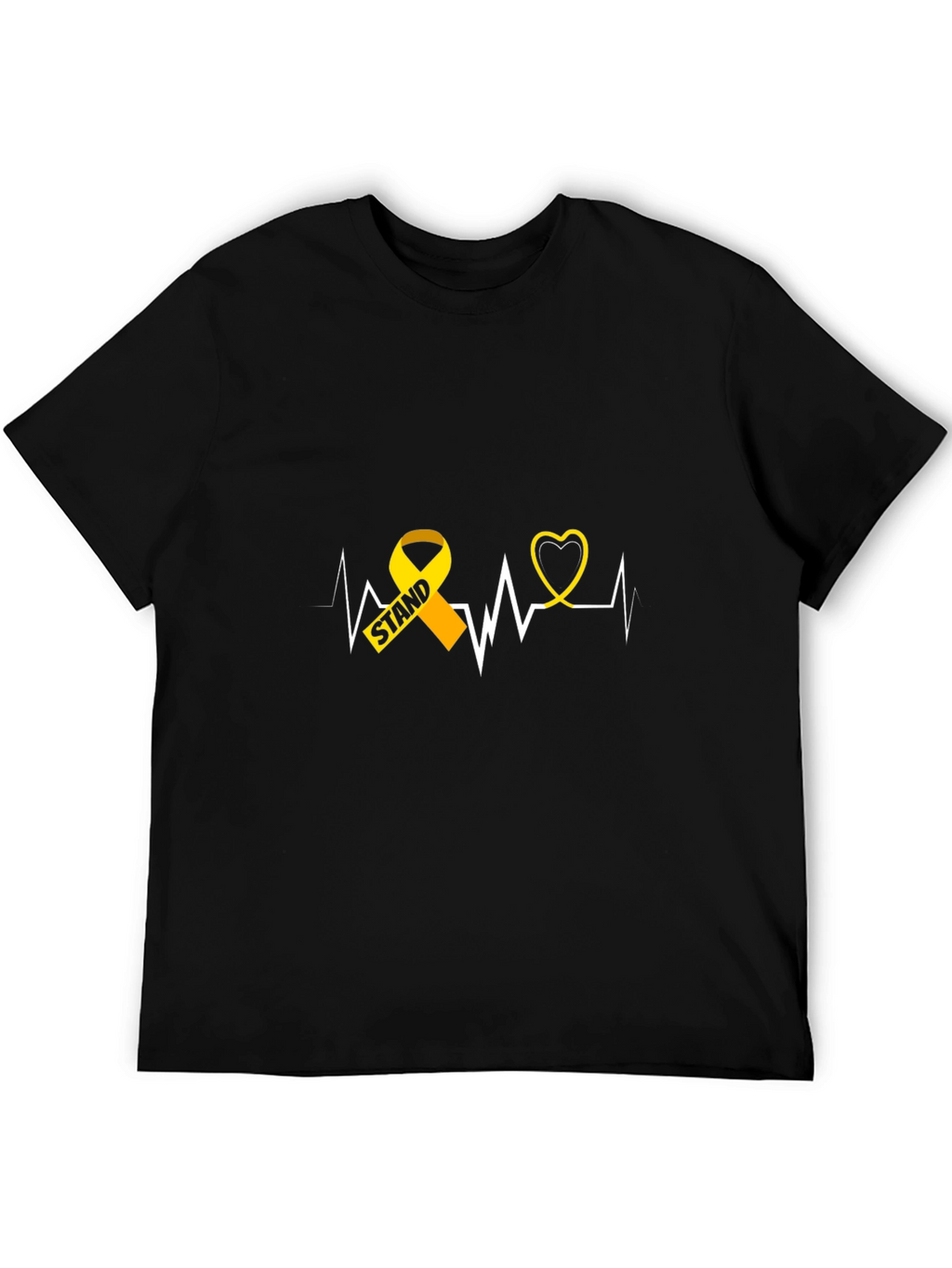 Stand Ribbon Heartbeat T-Shirt