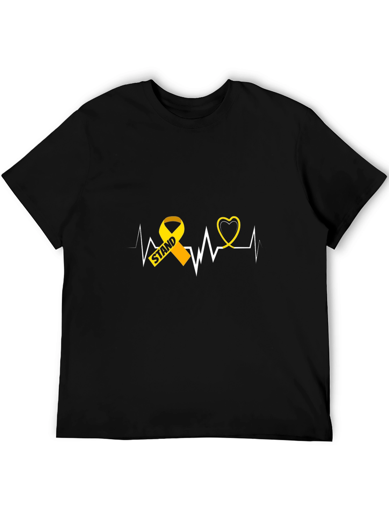 Stand Ribbon Heartbeat T-Shirt