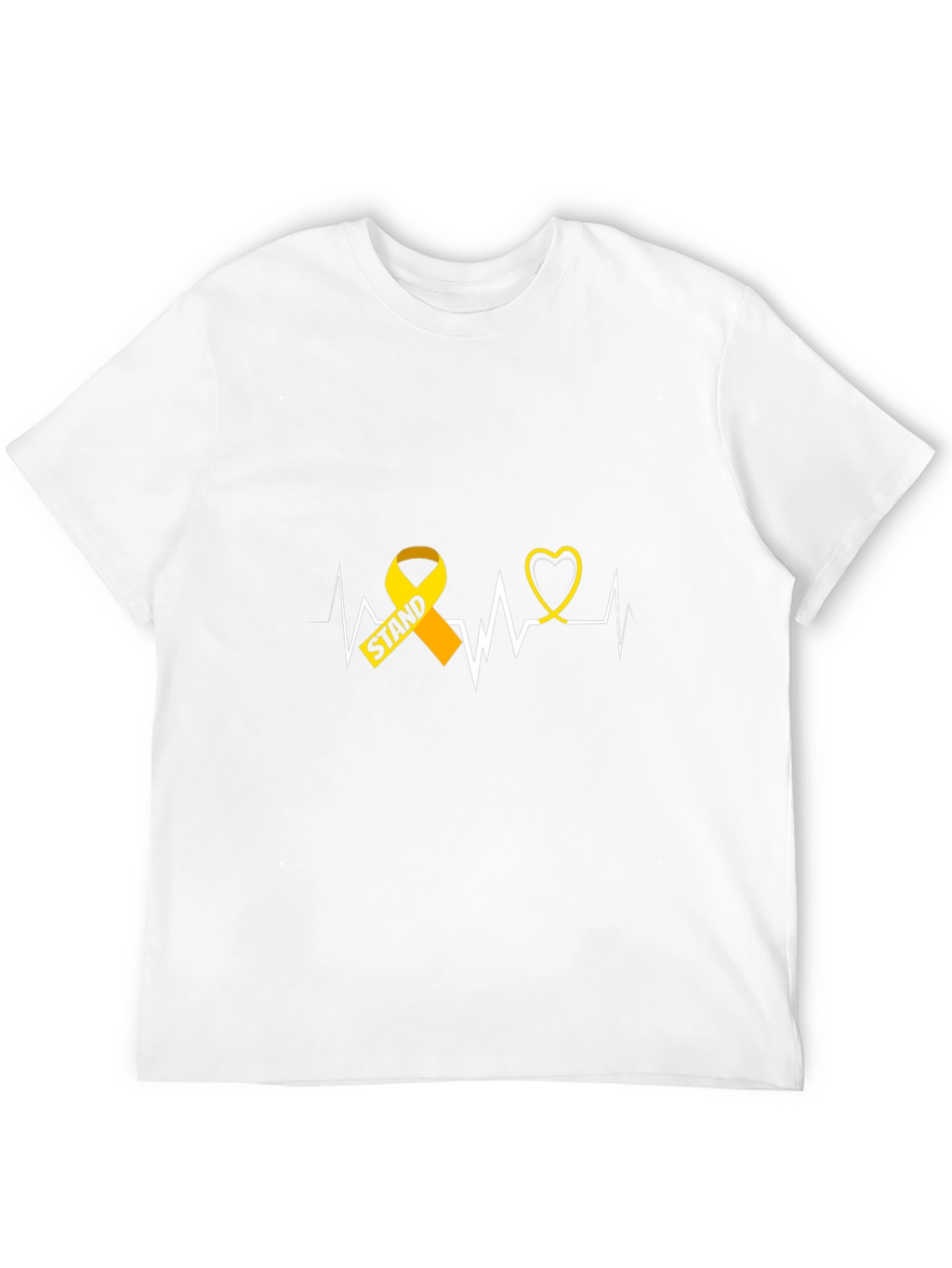 Stand Ribbon Heartbeat T-Shirt