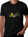 Stand Ribbon Heartbeat T-Shirt