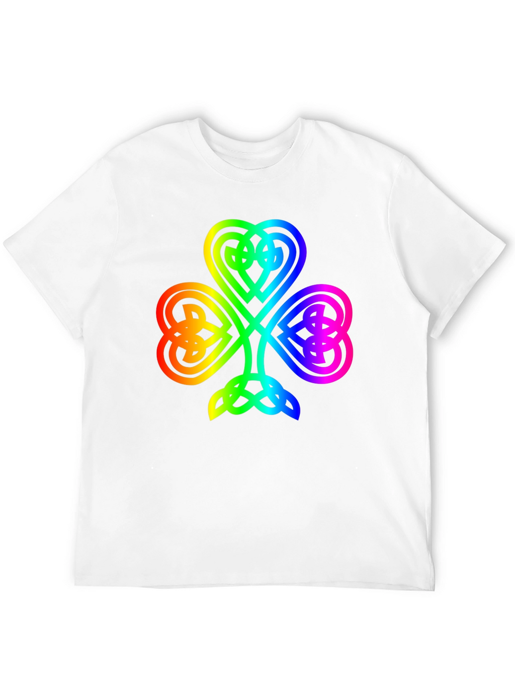 Rainbow Shamrock T-Shirt - Lucky Irish Pride