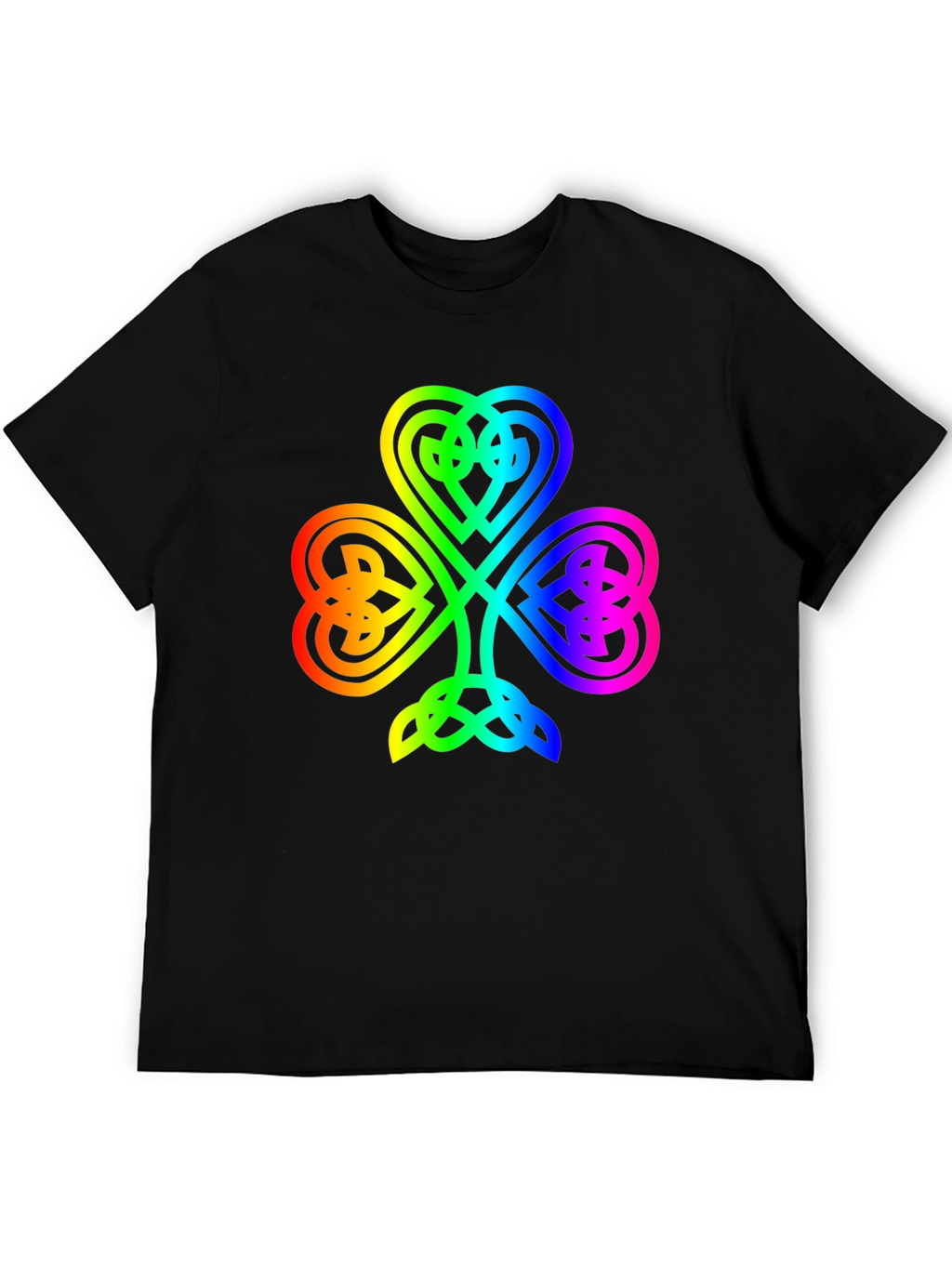 Rainbow Shamrock T-Shirt - Lucky Irish Pride