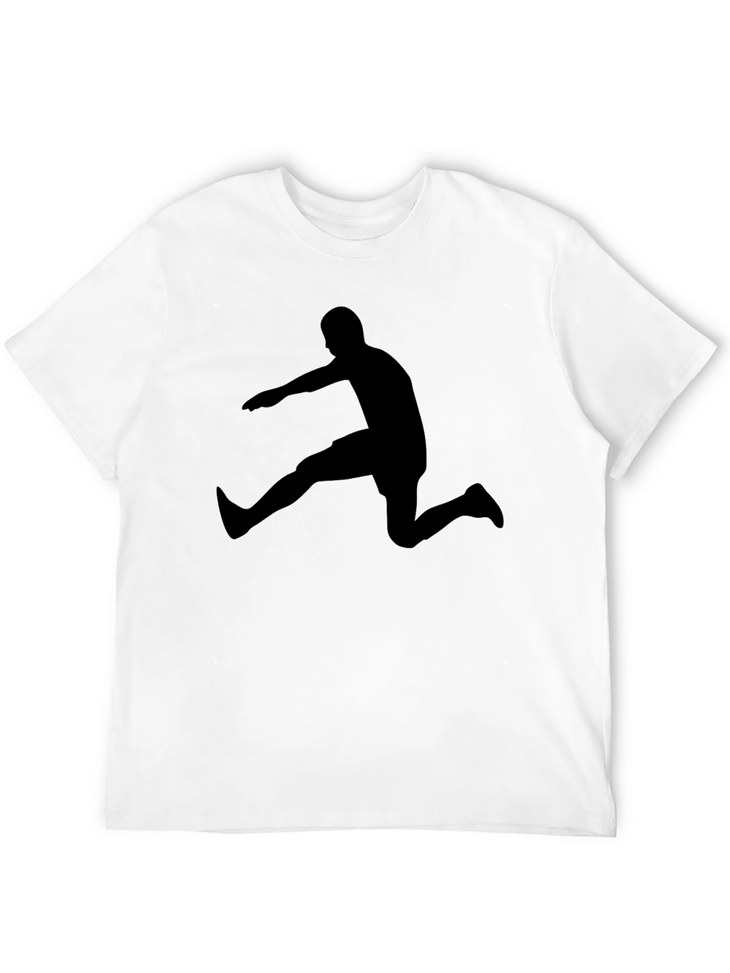Athletic Silhouette Black T-Shirt