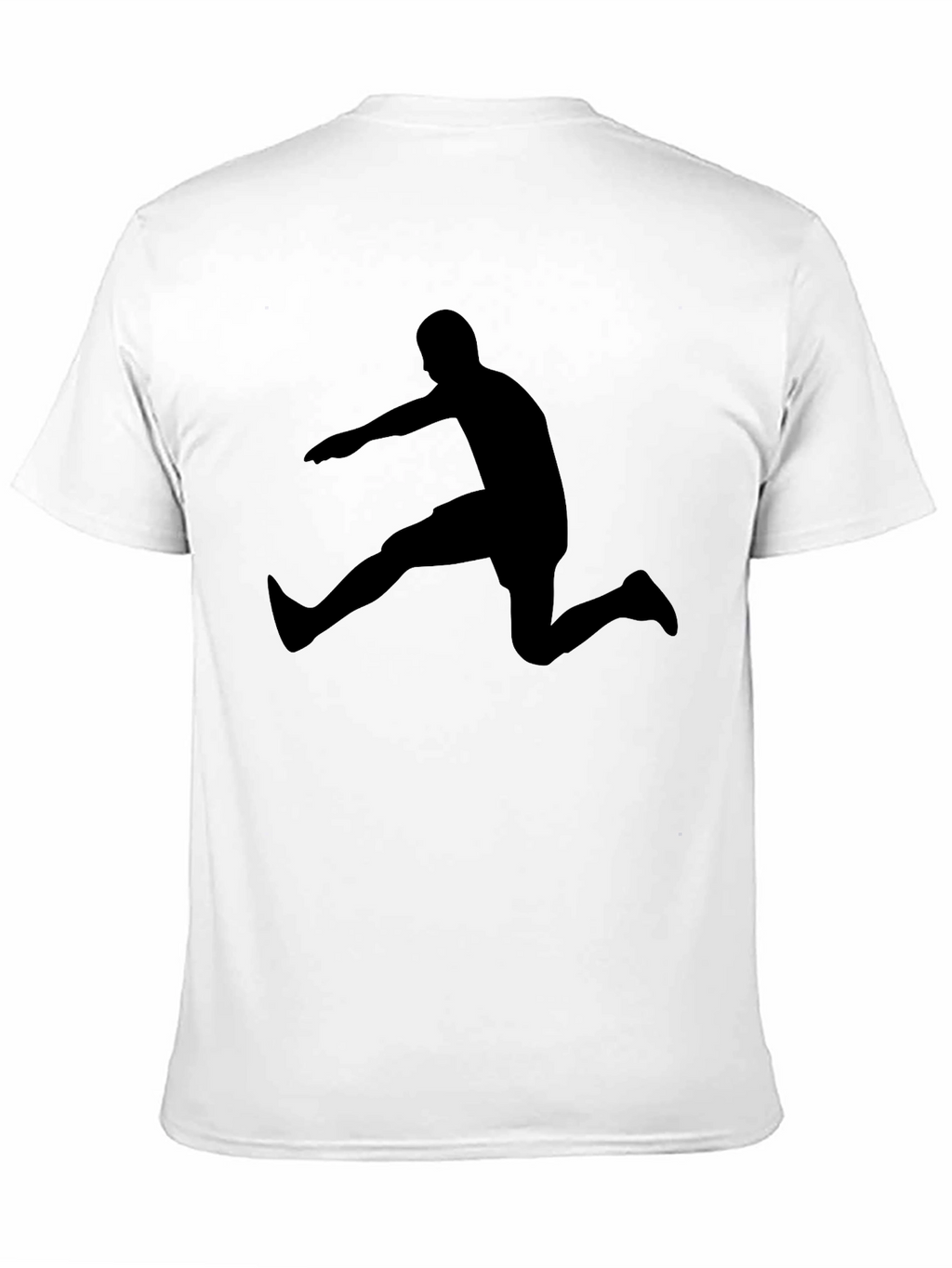 Athletic Silhouette Black T-Shirt