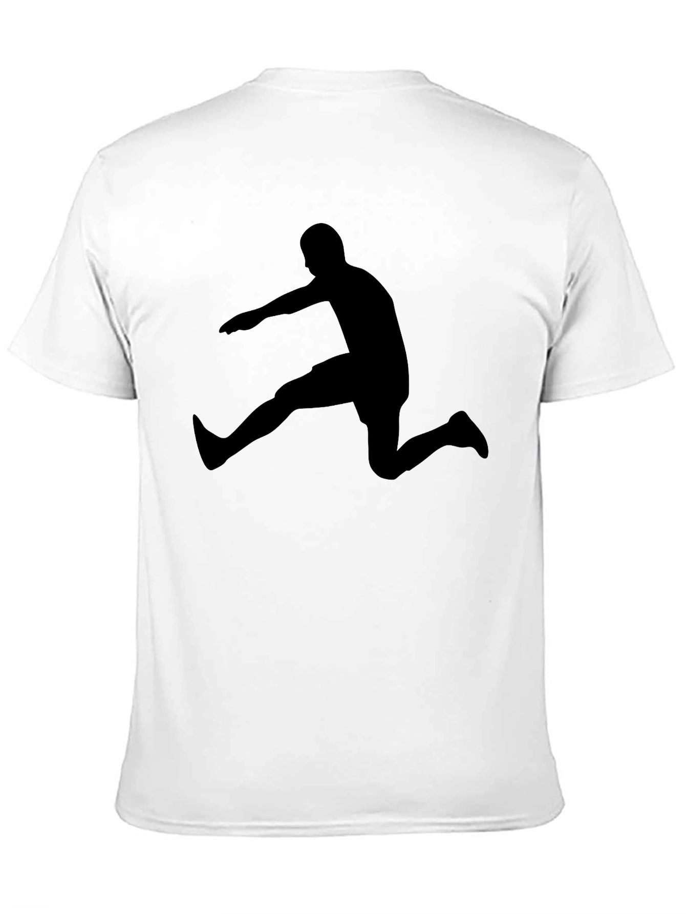 Athletic Silhouette Black T-Shirt