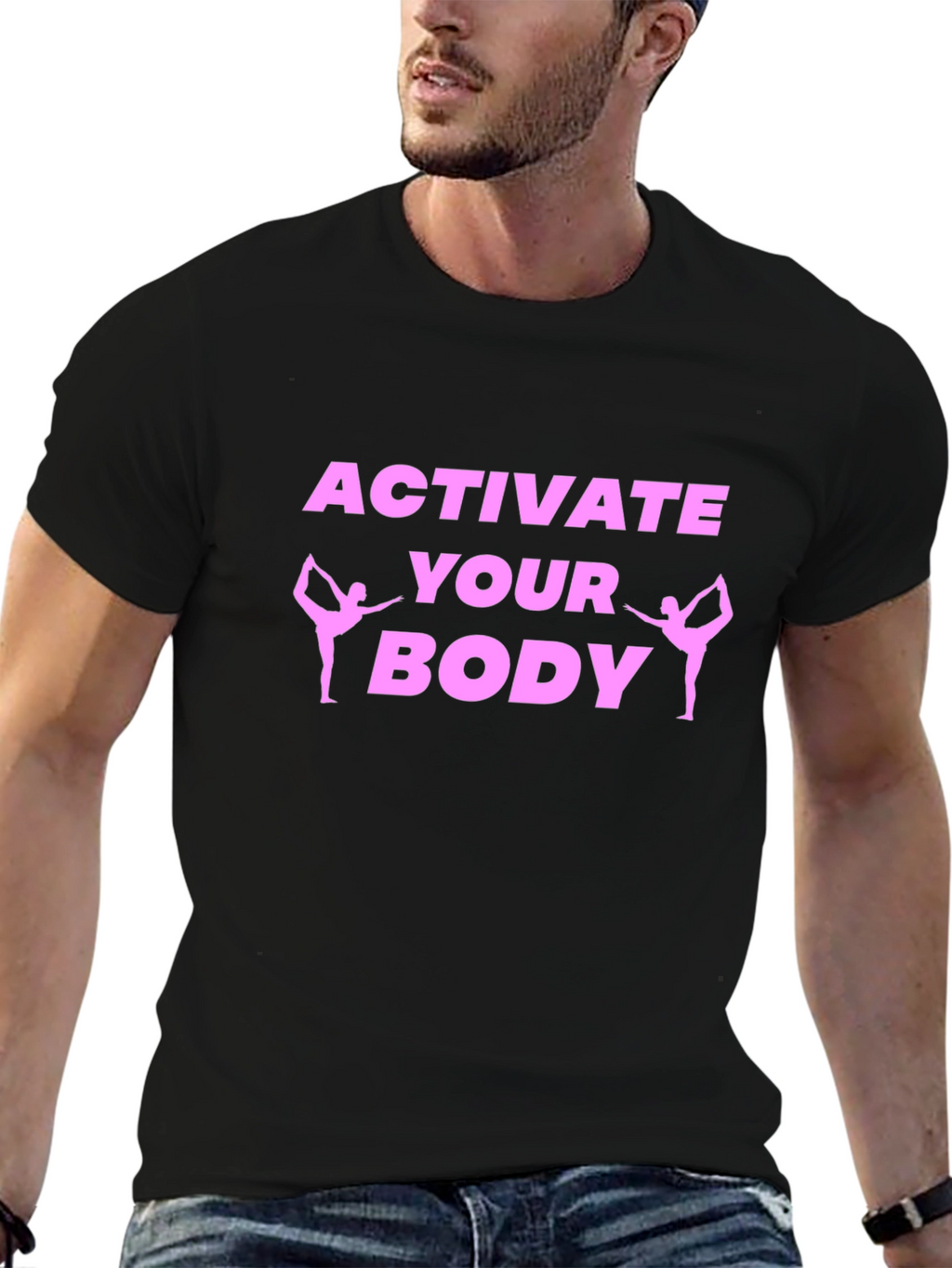 Activate Your Body Black T-Shirt